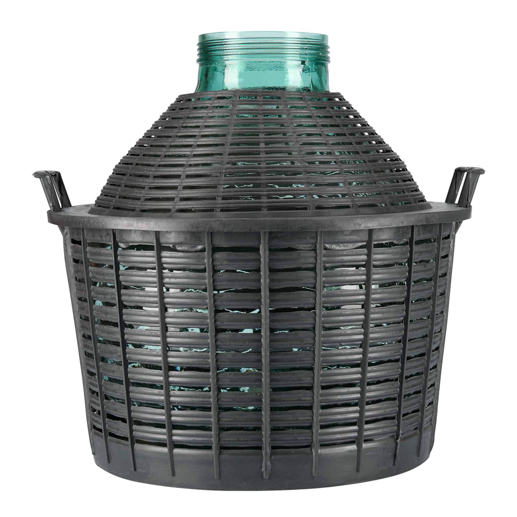 25 l ballonflaske, bredhalset, glas, åbning: Skruelåg