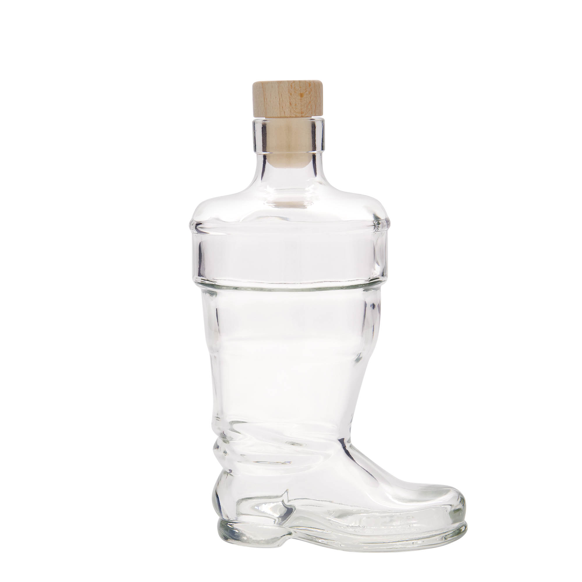 350 ml glasflaske 'Støvle', åbning: kork 350 ml glasflaske 'Støvle', åbning: kork