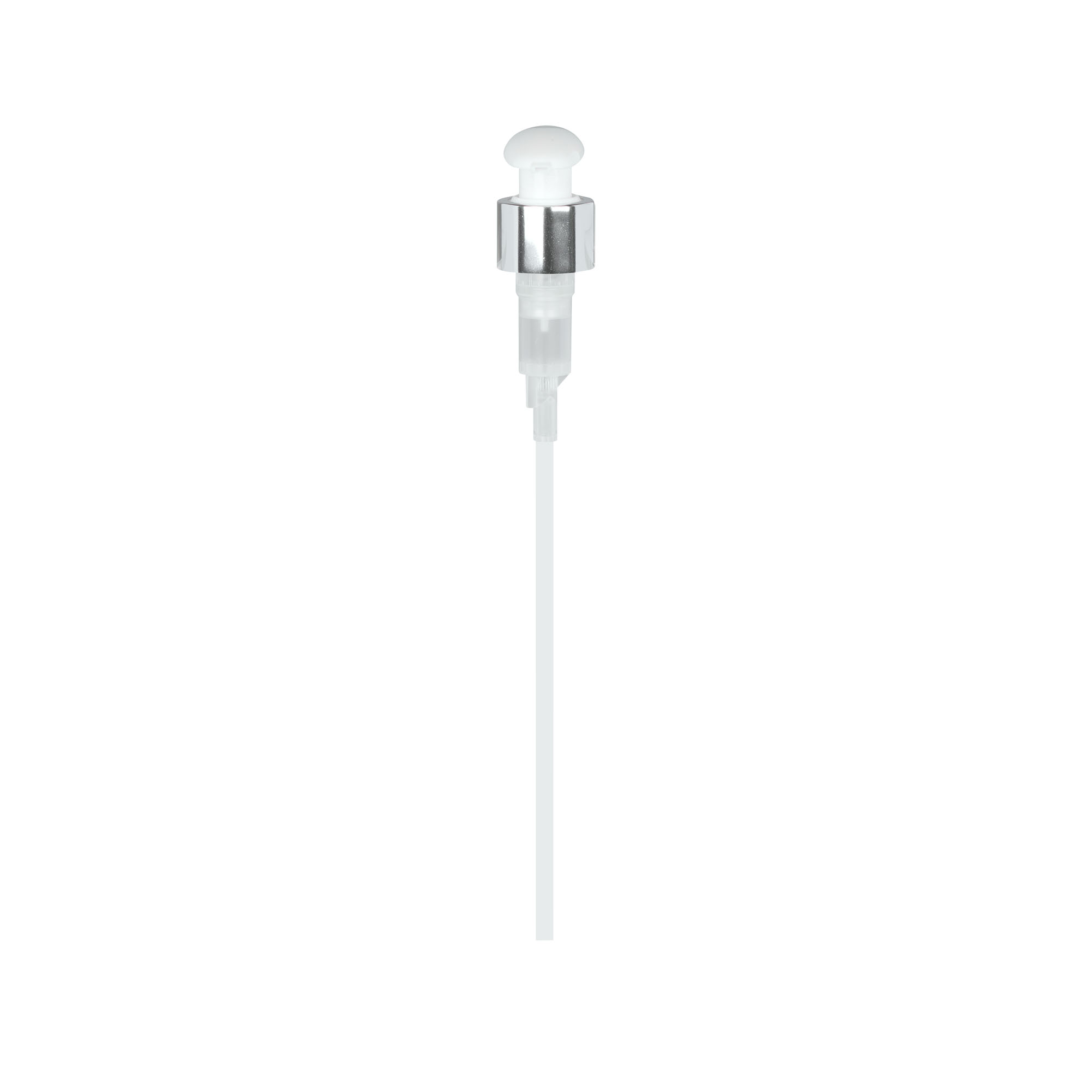 Skruelåg dispenserpumpe, PP-plast, hvid, til munding: 24/410 Skruelåg dispenserpumpe, PP-plast, hvid, til munding: 24/410