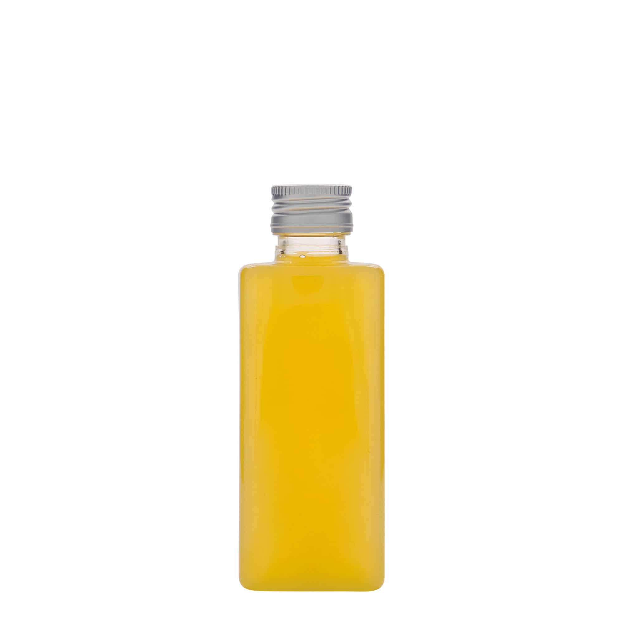 250 ml PET-flaske 'Karl', kvadratisk, plast, åbning: PP 28