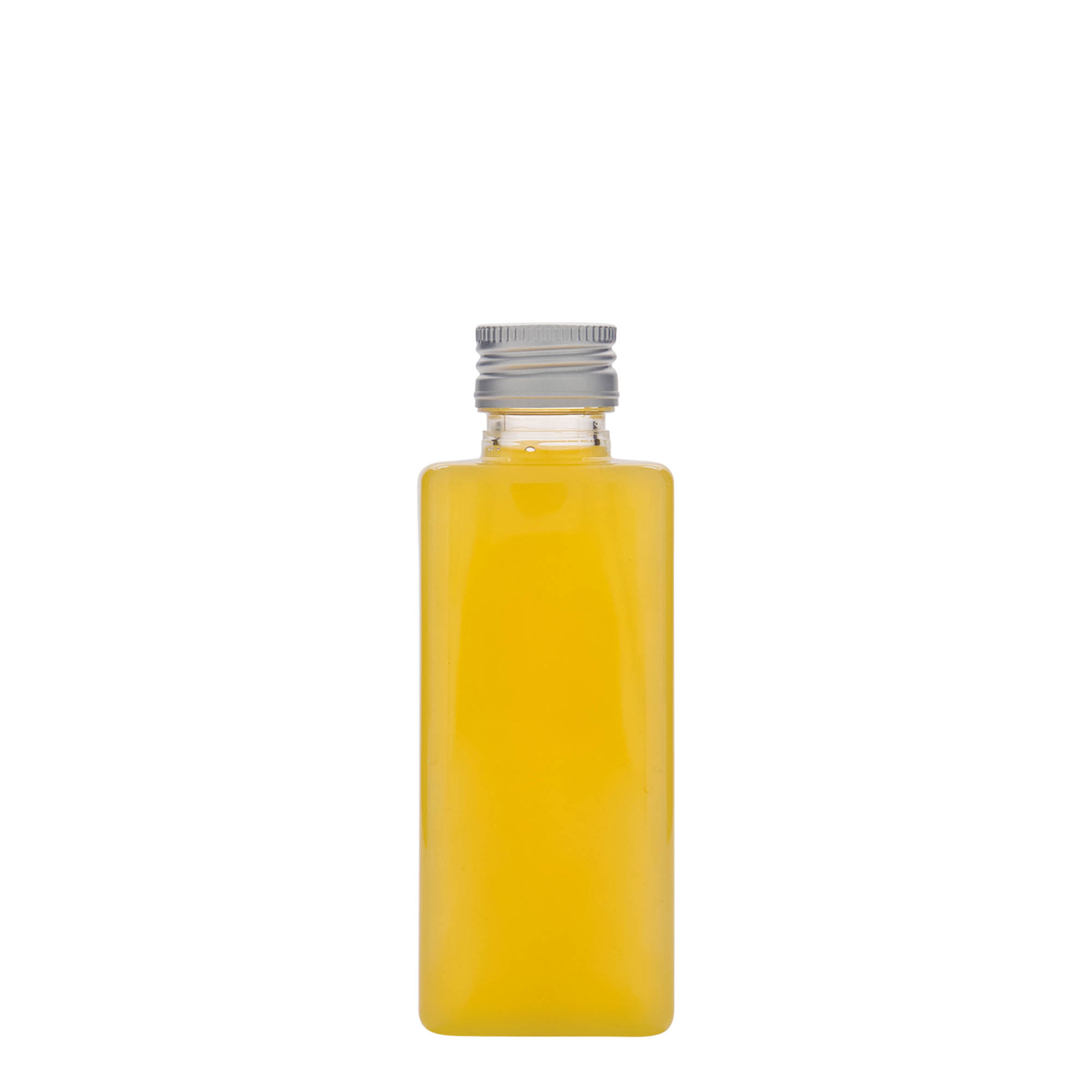 250 ml PET-flaske 'Karl', firkantet, plastik, åbning: PP 28