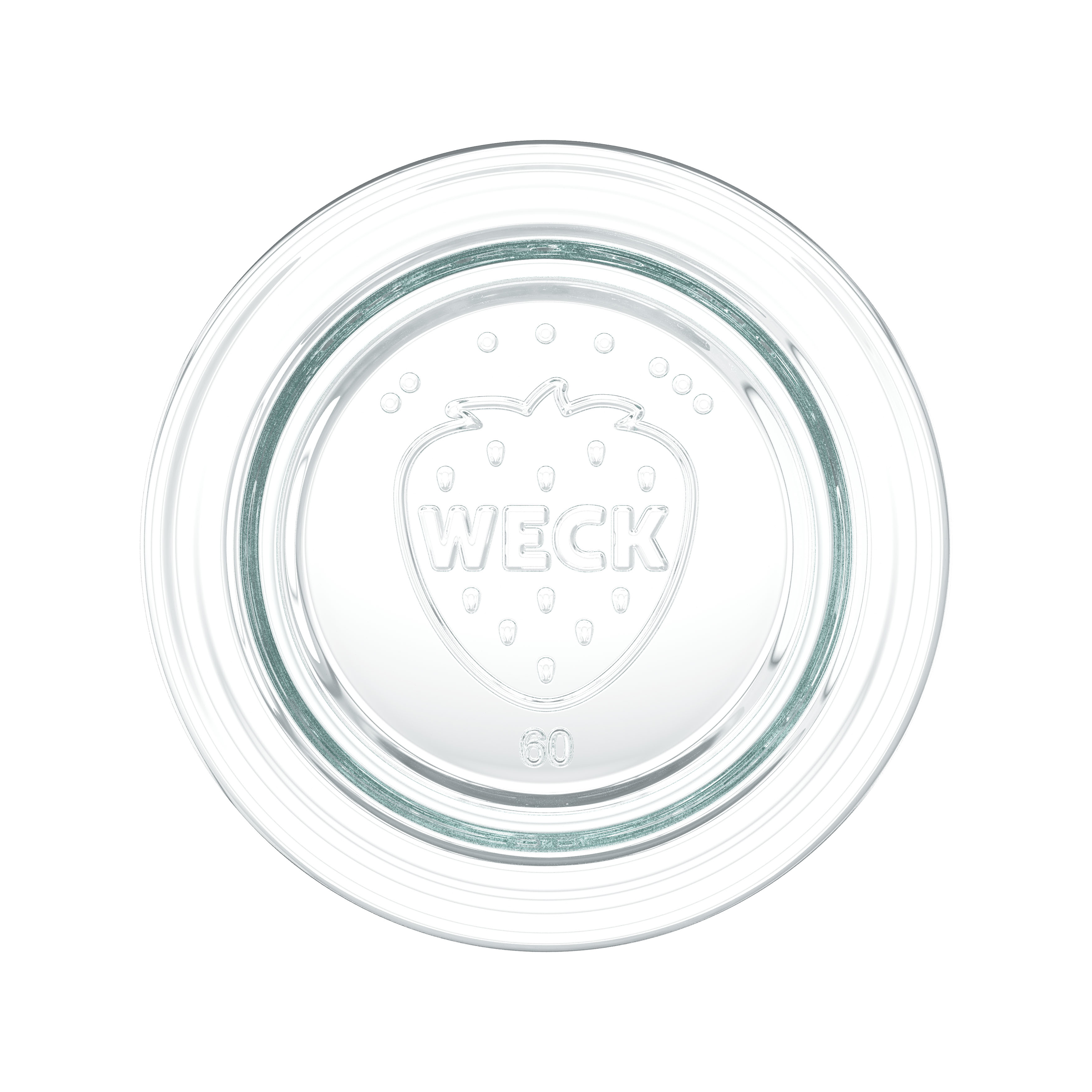 12x 80 ml WECK-sturzgas med glaslåg RR 60