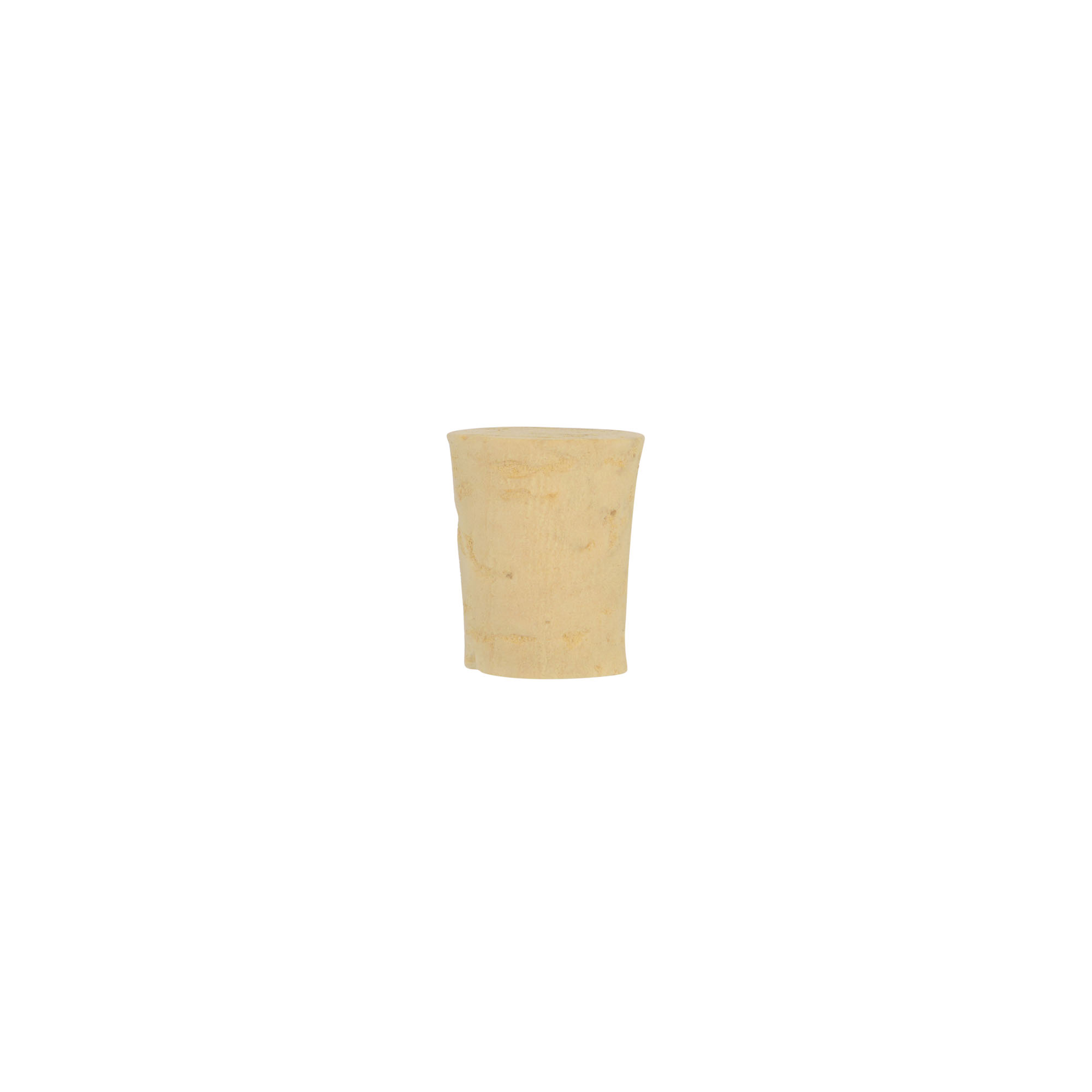 Spidstopper 14-17 x 22, naturprop, blegnet, til munding: prop