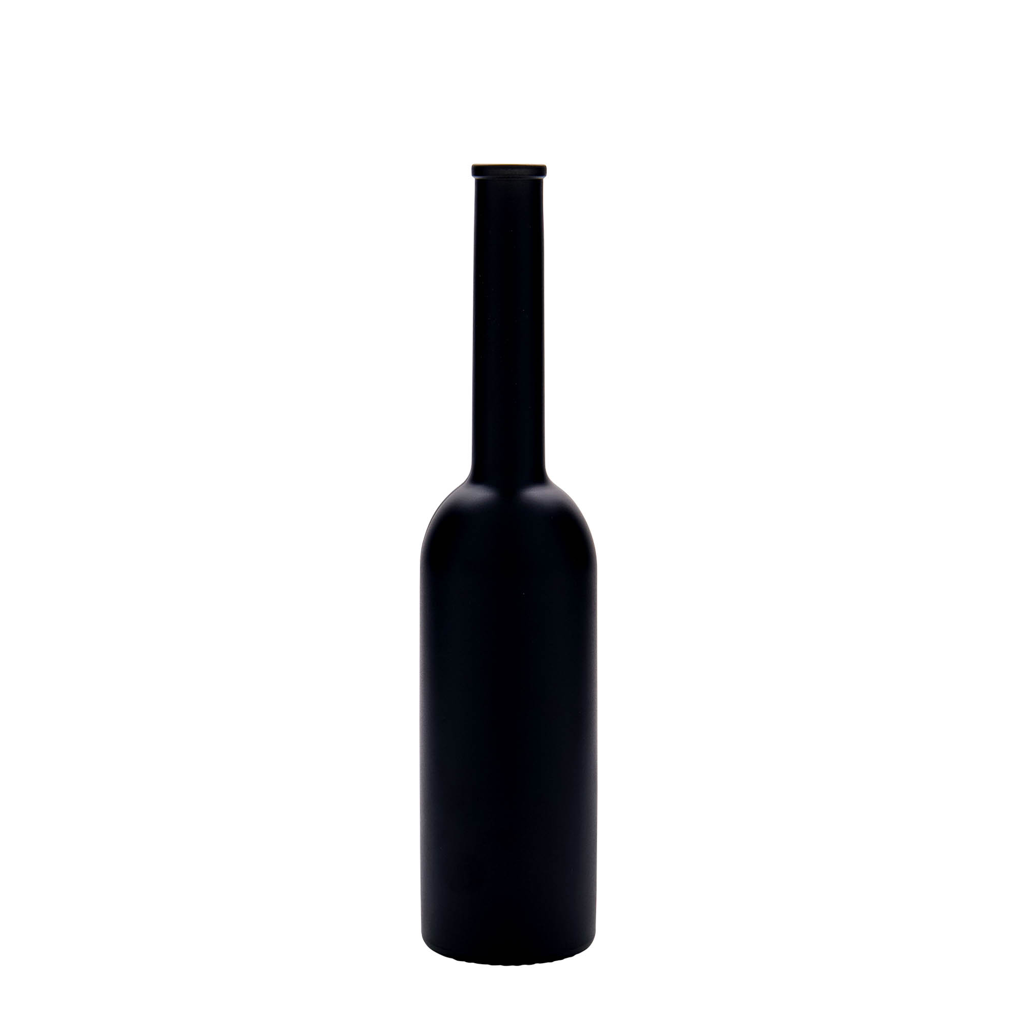 200 ml glasflaske 'Opera', sort, åbning: kork 200 ml glasflaske 'Opera', sort, åbning: kork
