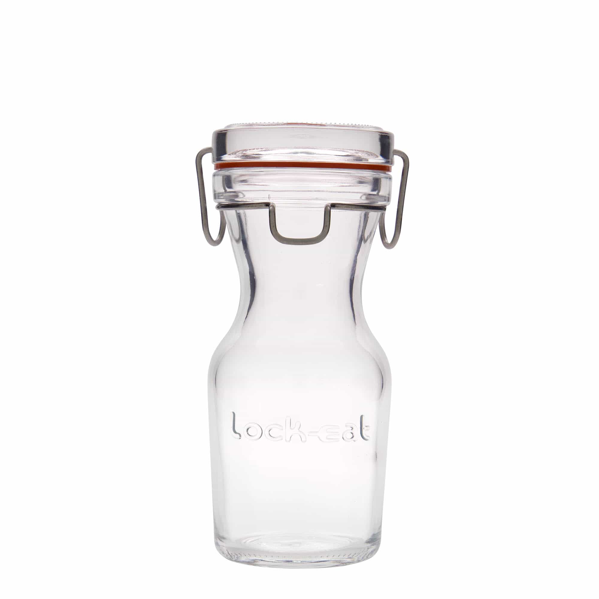 250 ml glaskaraffel »Lock-Eat«, åbning: trådlås
