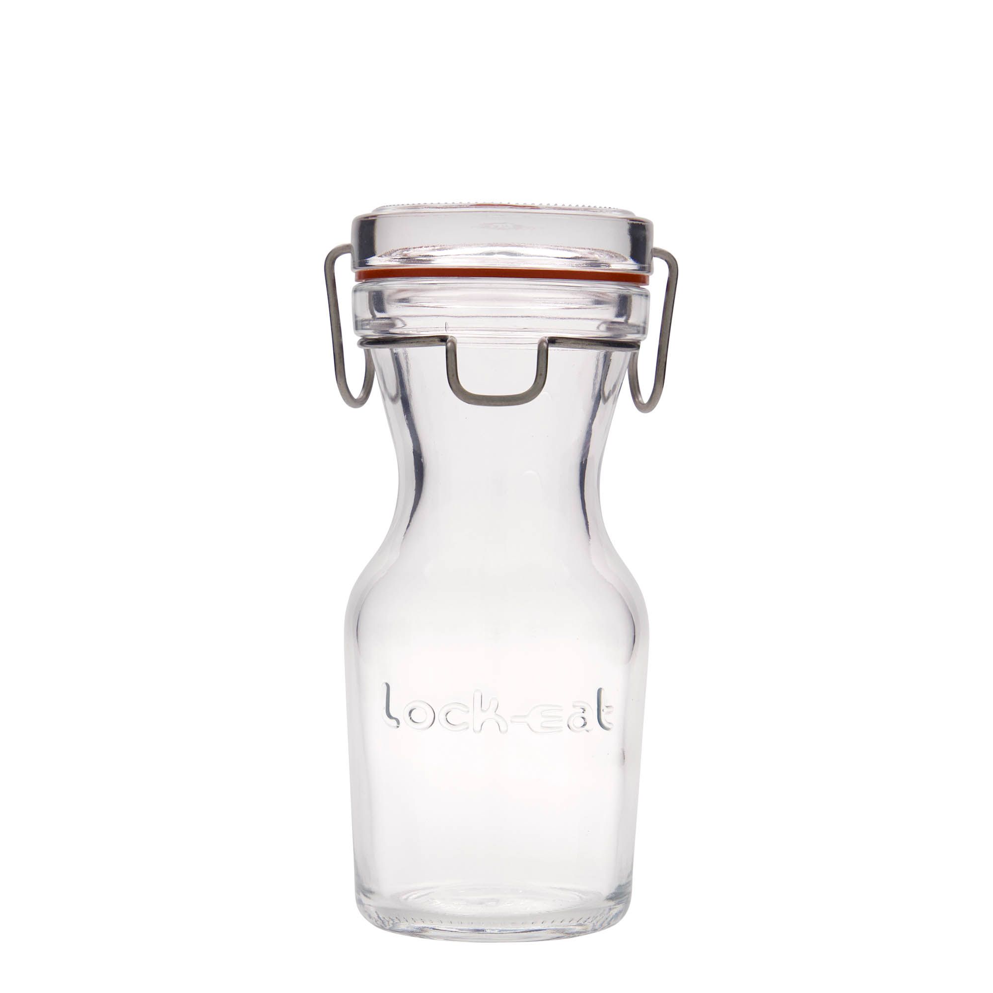 250 ml glaskaraffel »Lock-Eat«, åbning: trådlås