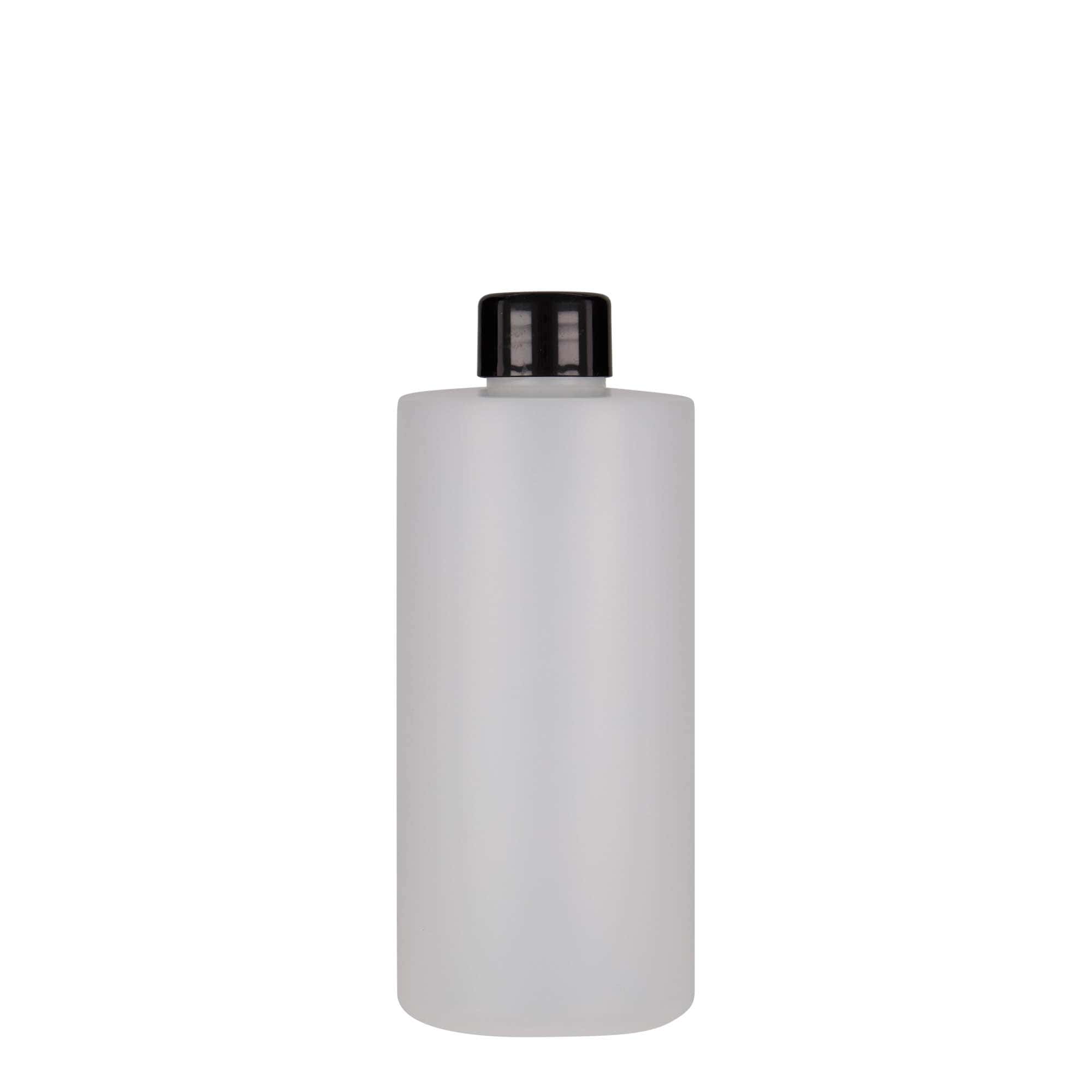 300 ml plastflaske 'Pipe', HDPE, hvid, åbning: GPI 24/410