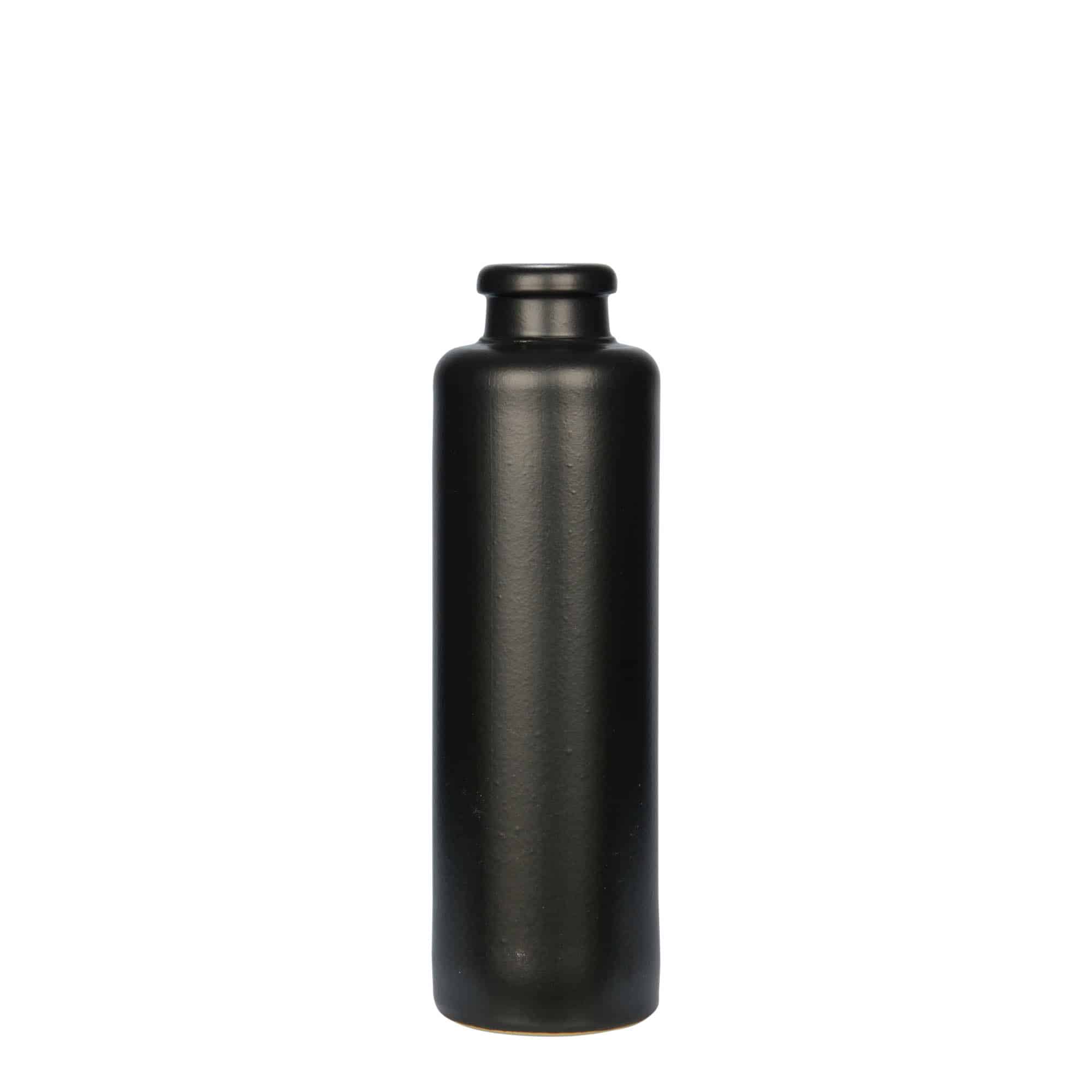 200 ml lerkrus, stentøj, sort, åbning: Kork 200 ml lerkrus, stentøj, sort, åbning: Kork