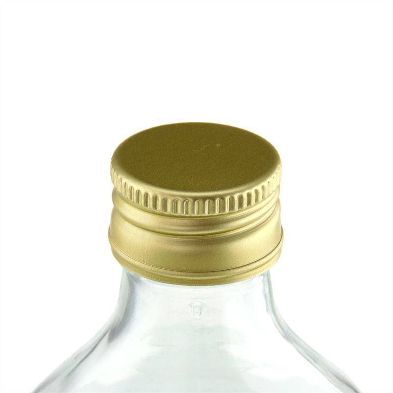 Skruelåg, metal, guld, til åbning: PP 28 Skruelåg, metal, guld, til åbning: PP 28