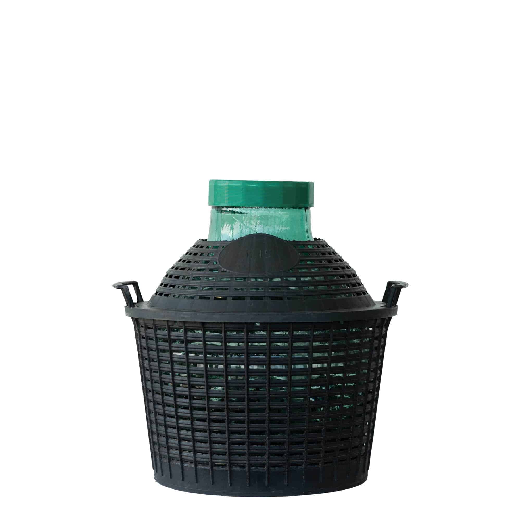 15 l ballonflaske, bredhalset, glas, åbning: Skruelåg
