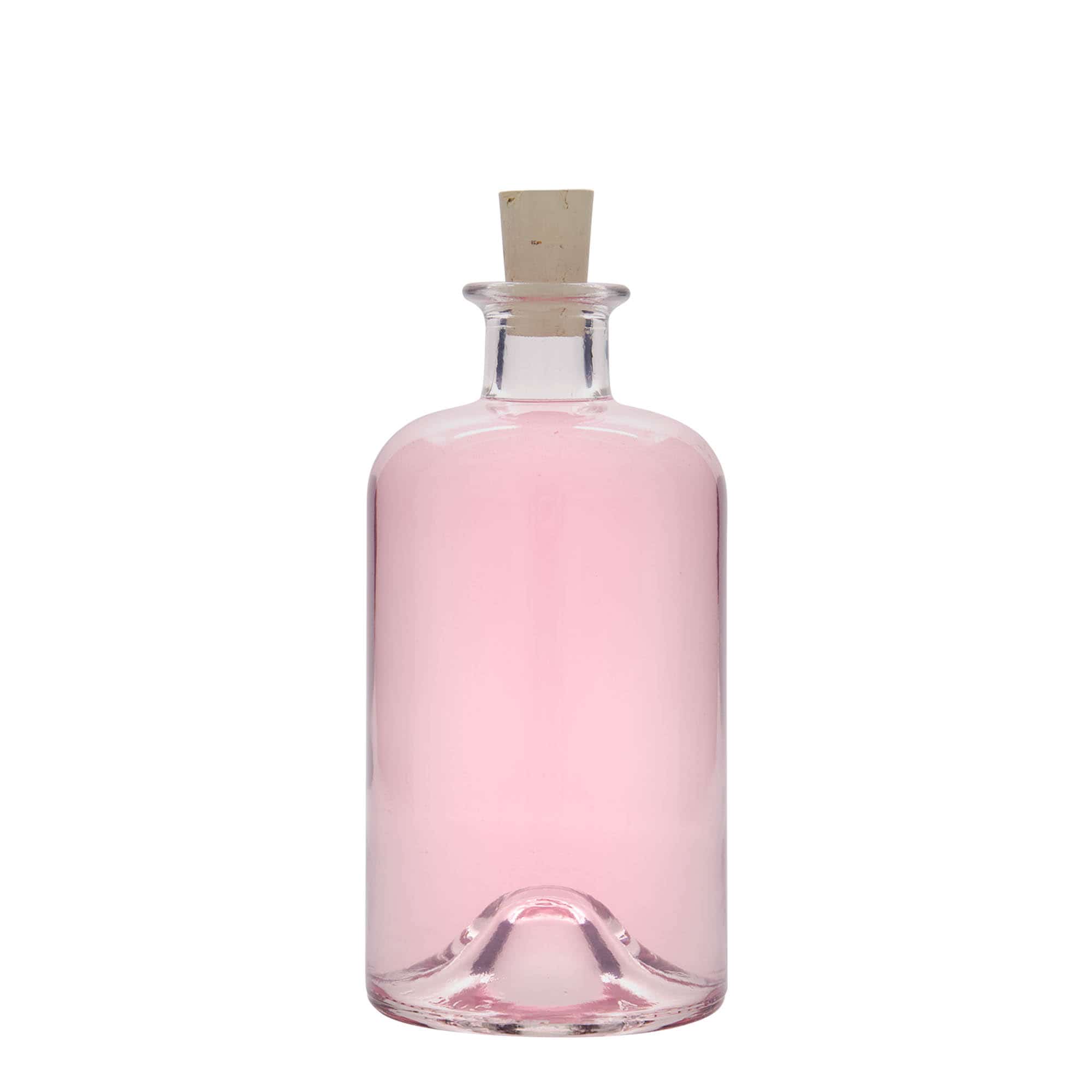 500 ml glasflaske apoteker 'Doktor', åbning: Kork