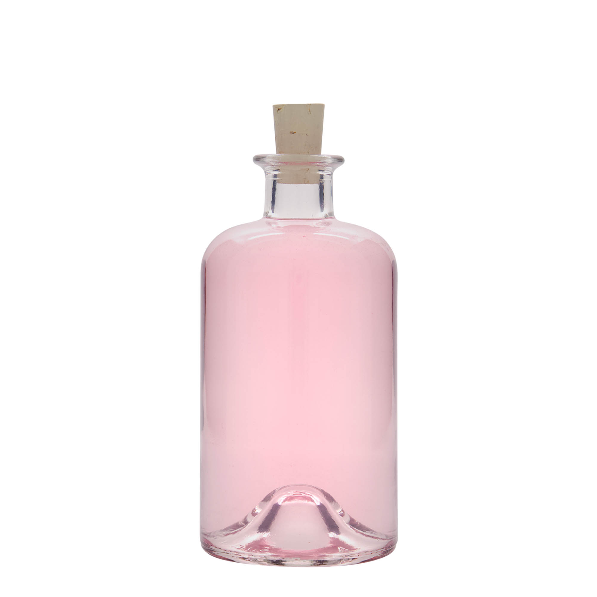 500 ml glasflaske apoteker 'Doktor', åbning: kork 500 ml glasflaske apoteker 'Doktor', åbning: kork