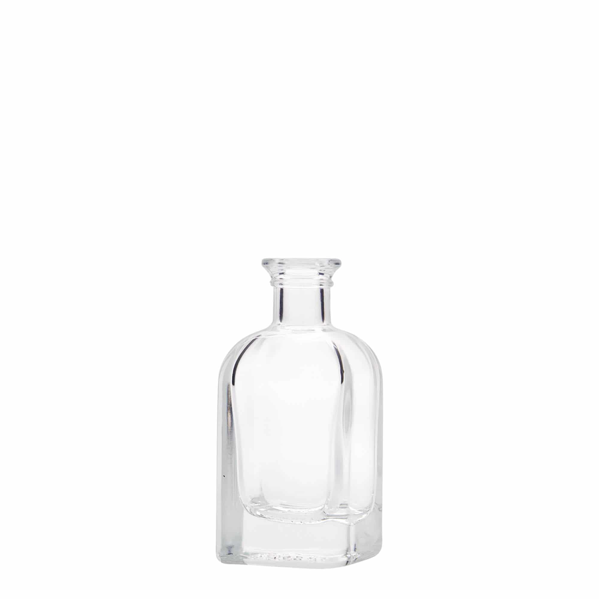 40 ml glasflaske Apotheker Carré, firkantet, åbning: kork