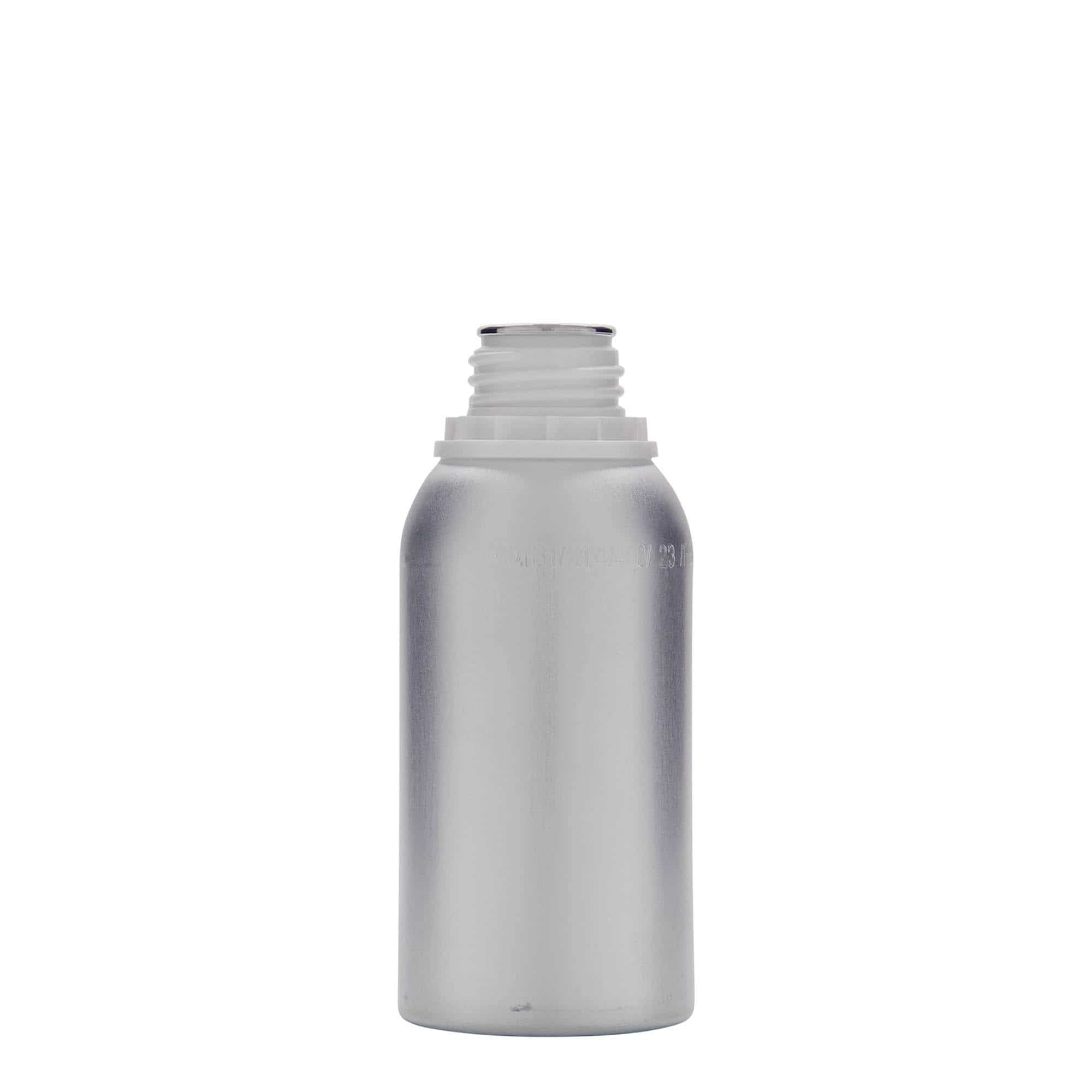 275 ml aluminiumflaske, metal, sølv, åbning: DIN 32 275 ml aluminiumflaske, metal, sølv, åbning: DIN 32