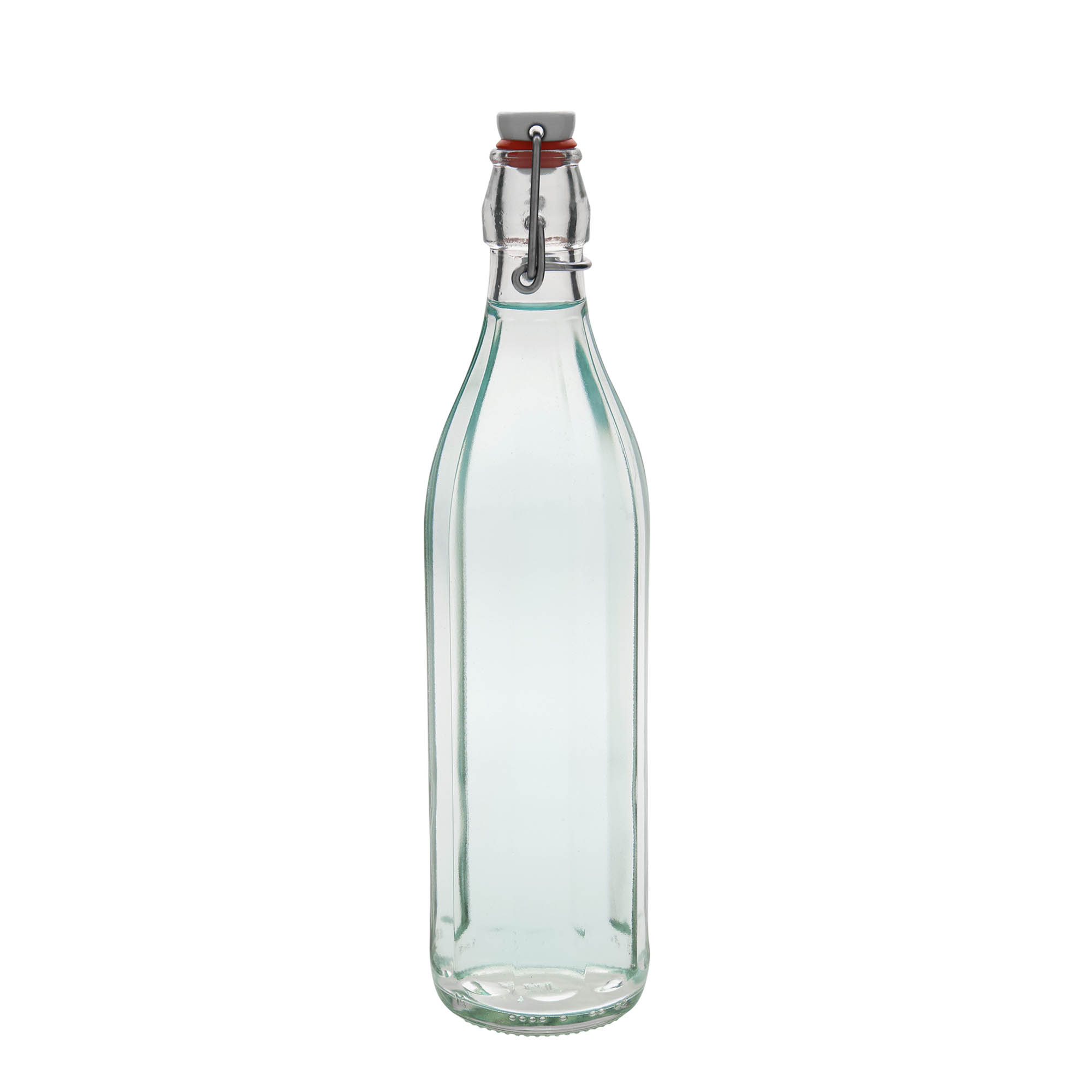 750 ml glasflaske 'Bravo', ti-kantet, åbning: patentprop