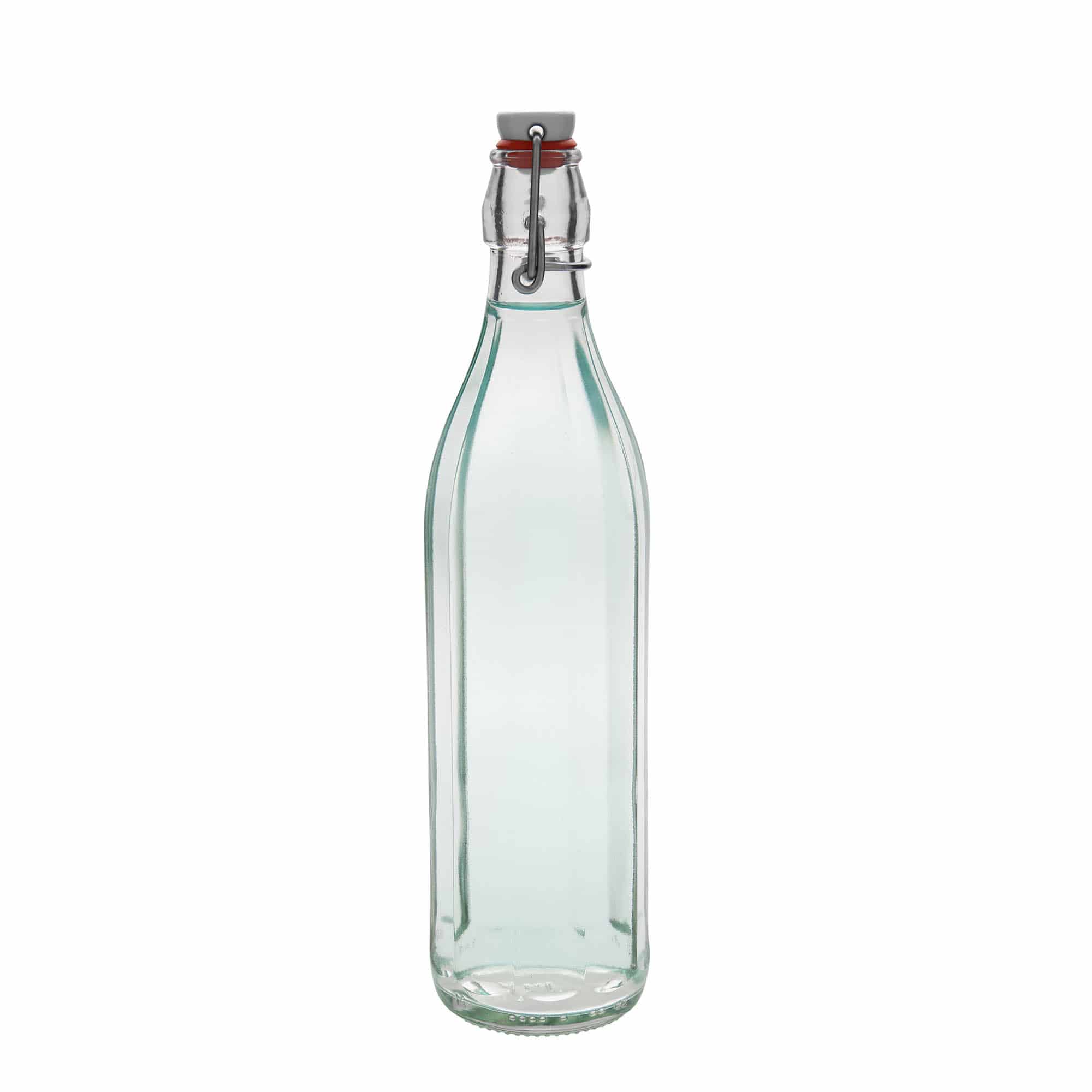750 ml glasflaske »Bravo«, ti-kantet, åbning: patentprop