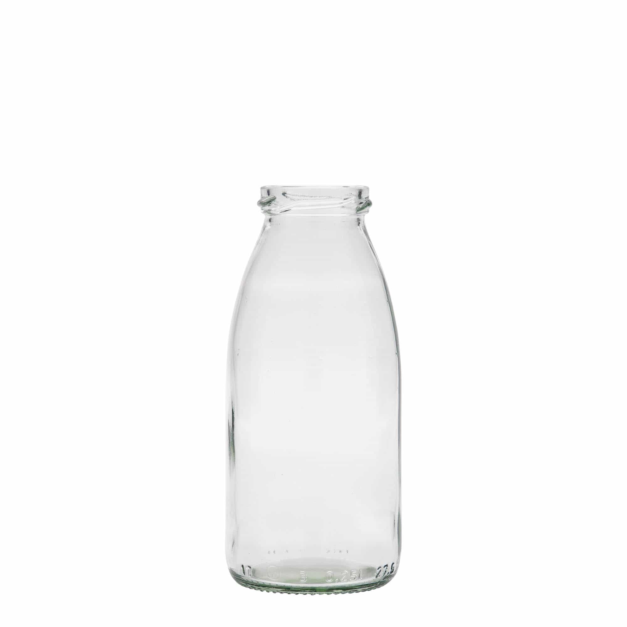 250 ml glasflaske Vroni, åbning: Twist-off (TO 43) 250 ml glasflaske Vroni, åbning: Twist-off (TO 43)