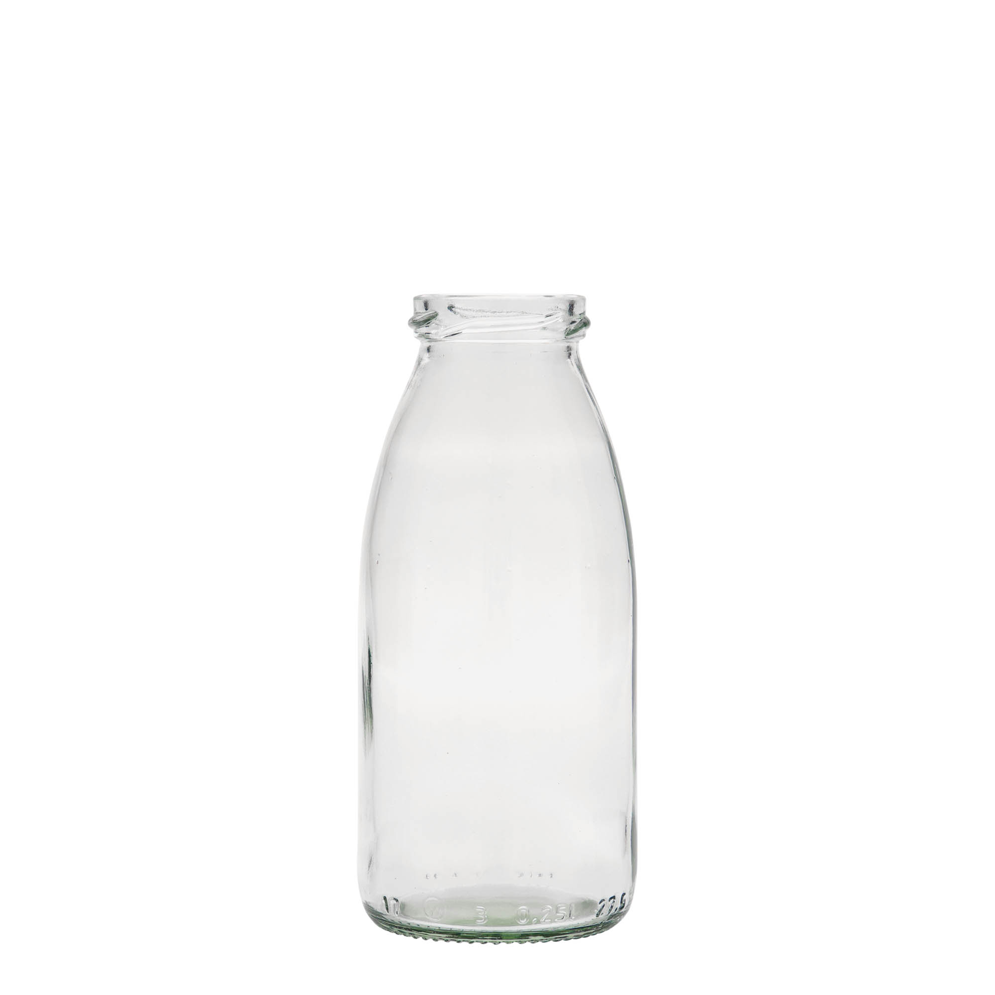250 ml glasflaske Vroni #, åbning: Twist-Off (TO 43)