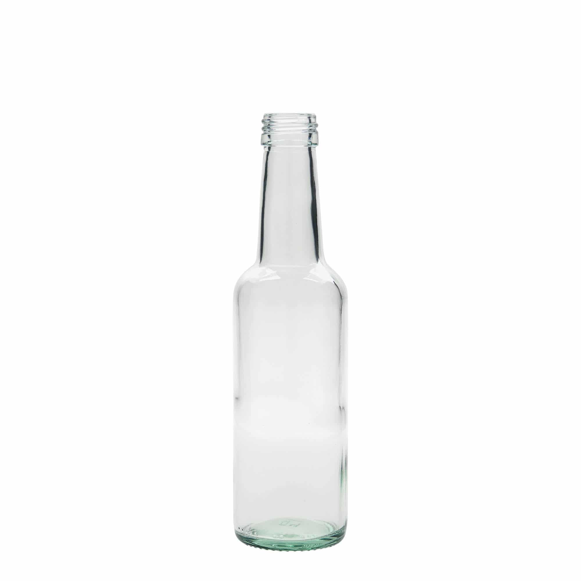 250 ml glasflaske, lige hals, åbning: PP 28 250 ml glasflaske, lige hals, åbning: PP 28