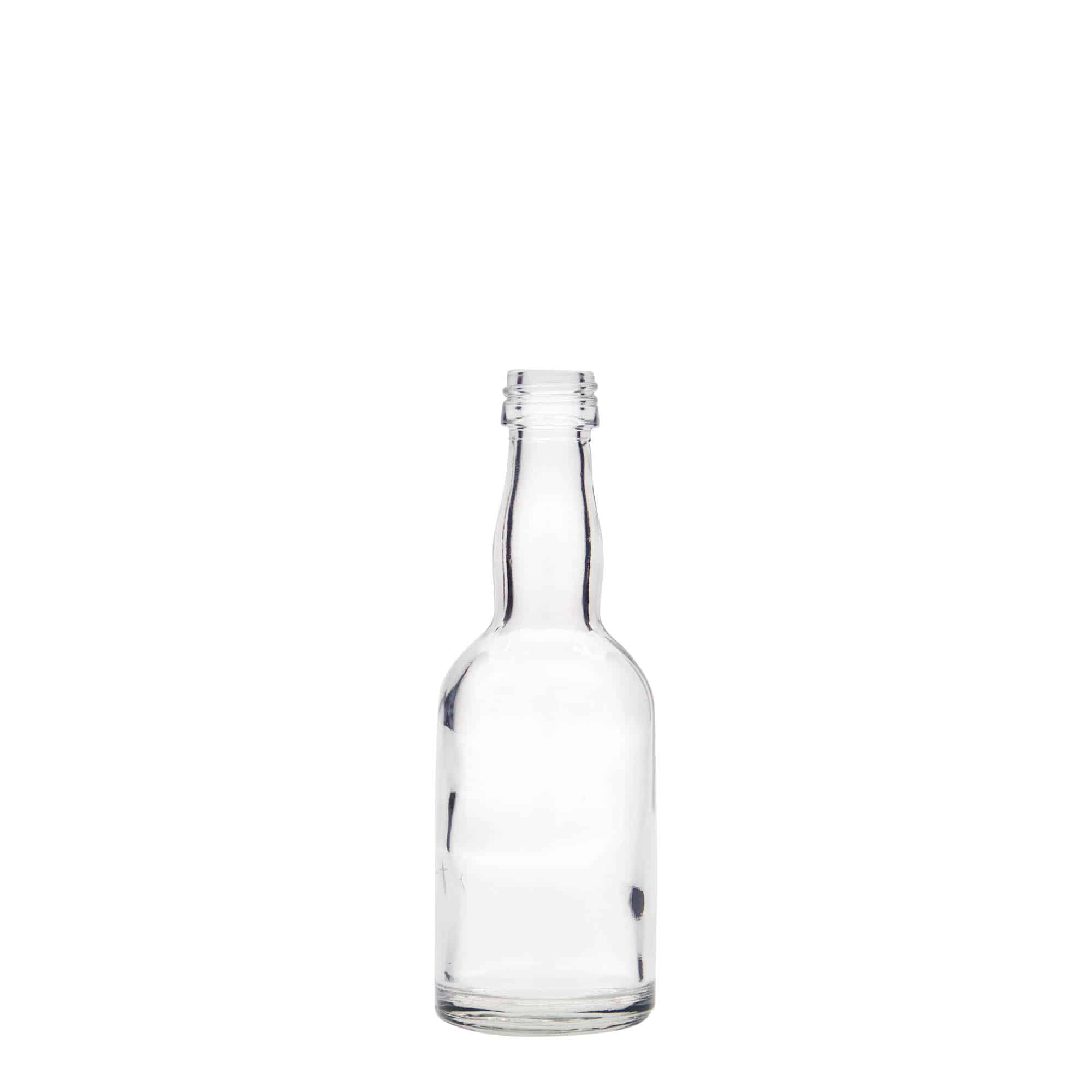 50 ml glasflaske »Proba«, åbning: PP 18