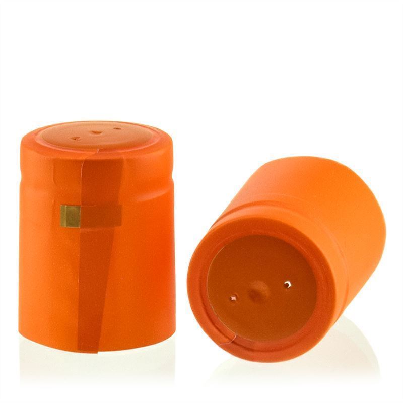Skrumpekapsel 32x41, PVC-plast, orange Skrumpekapsel 32x41, PVC-plast, orange