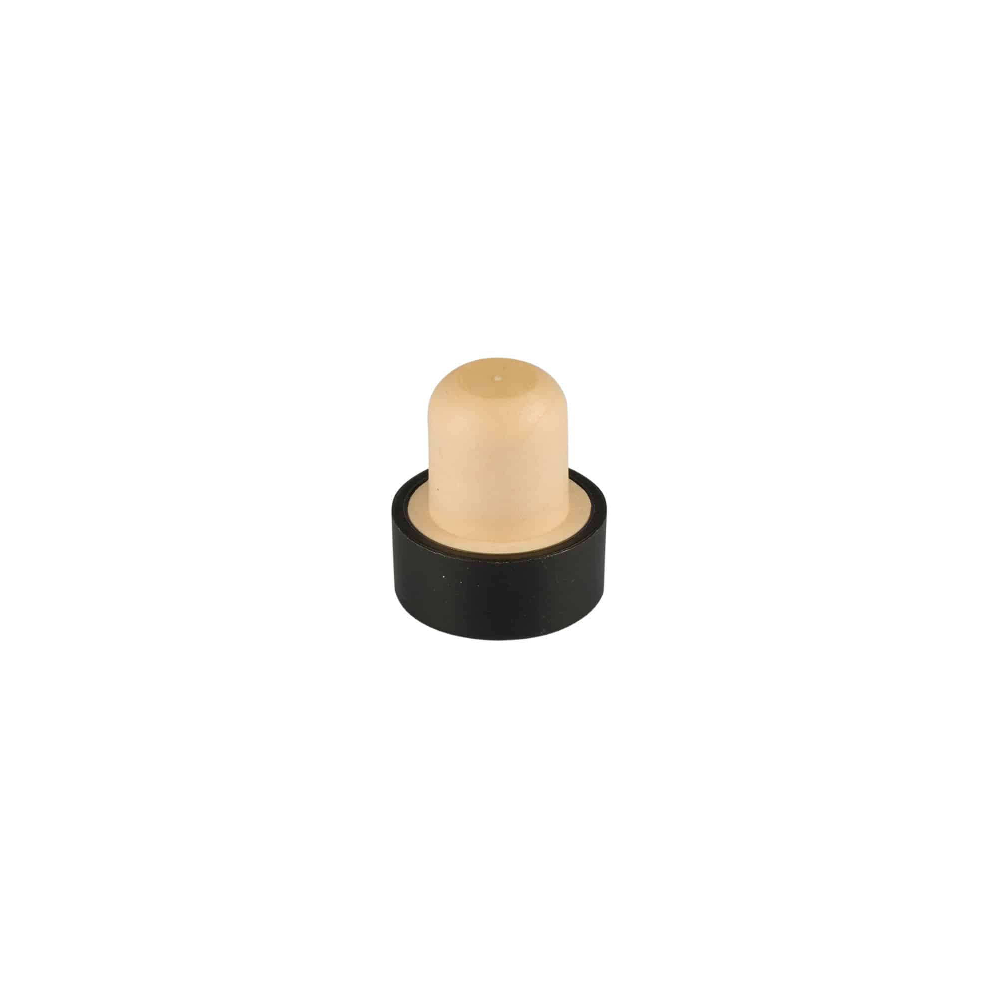 Håndtagsprop 11 mm, træ, sort, til munding: kork