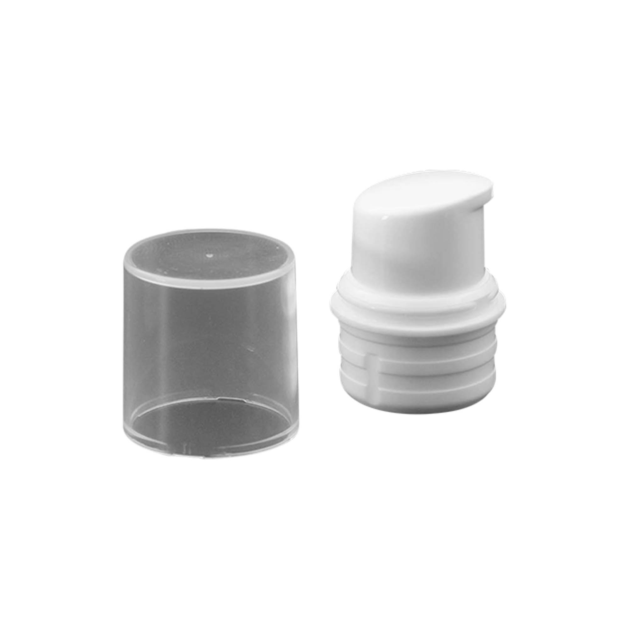 Airless Dispenser pumpehovede 'Nano', PP-plast, hvid