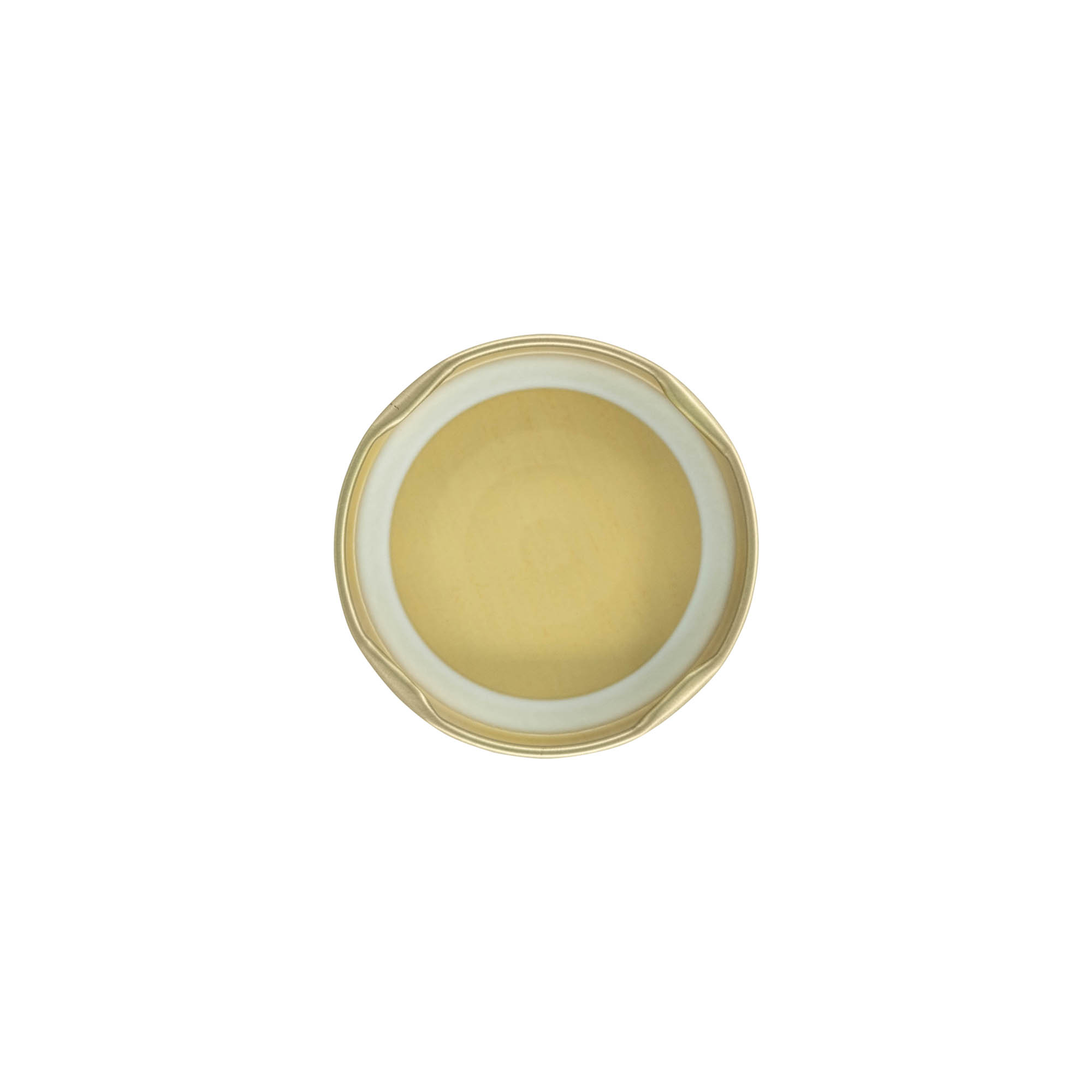 Twist-off låg, hvidblik, guld, til åbning: TO 58