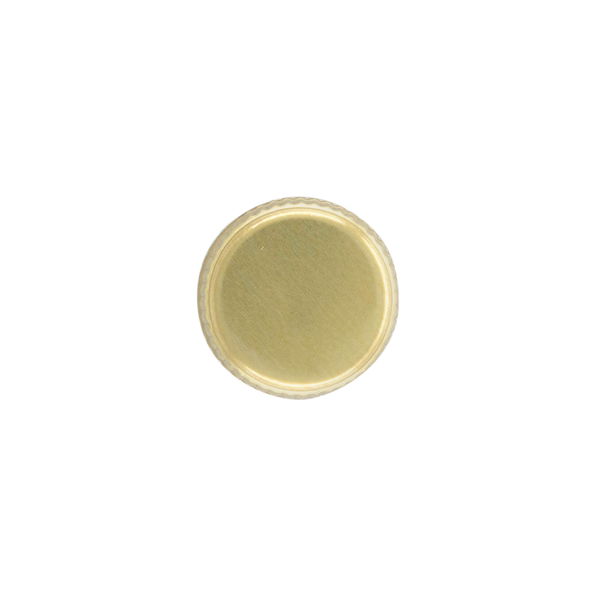 Skruelåg, metal, guld, til åbning: PP 28