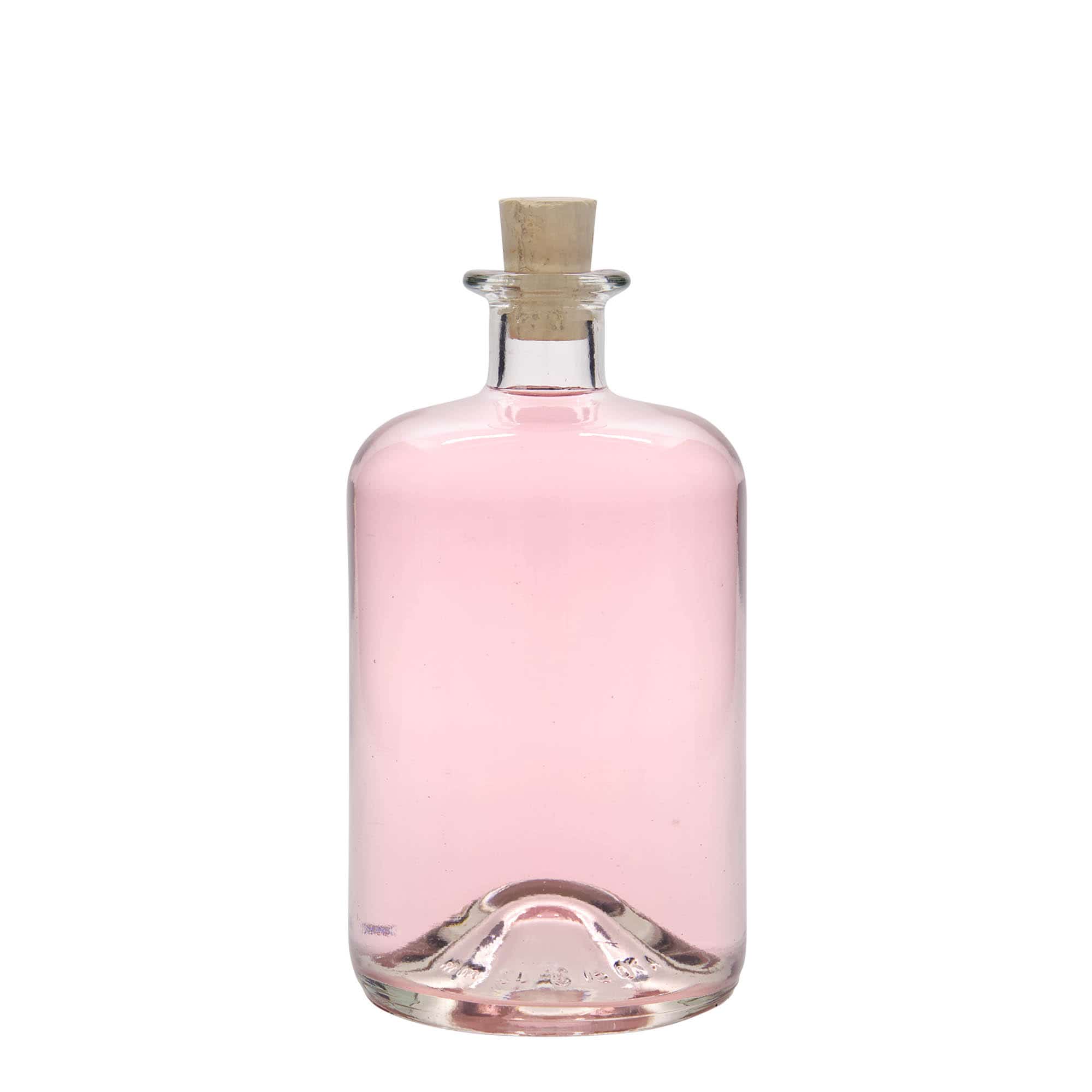700 ml glasflaske apoteker, åbning: Kork