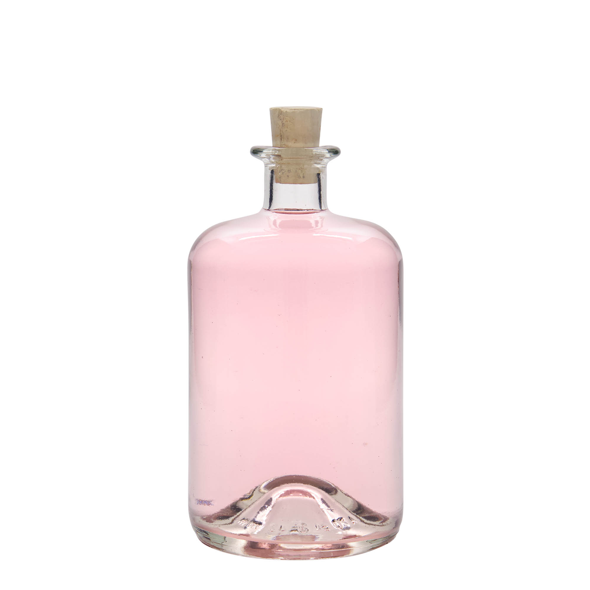 700 ml glasflaske apoteker, åbning: kork
