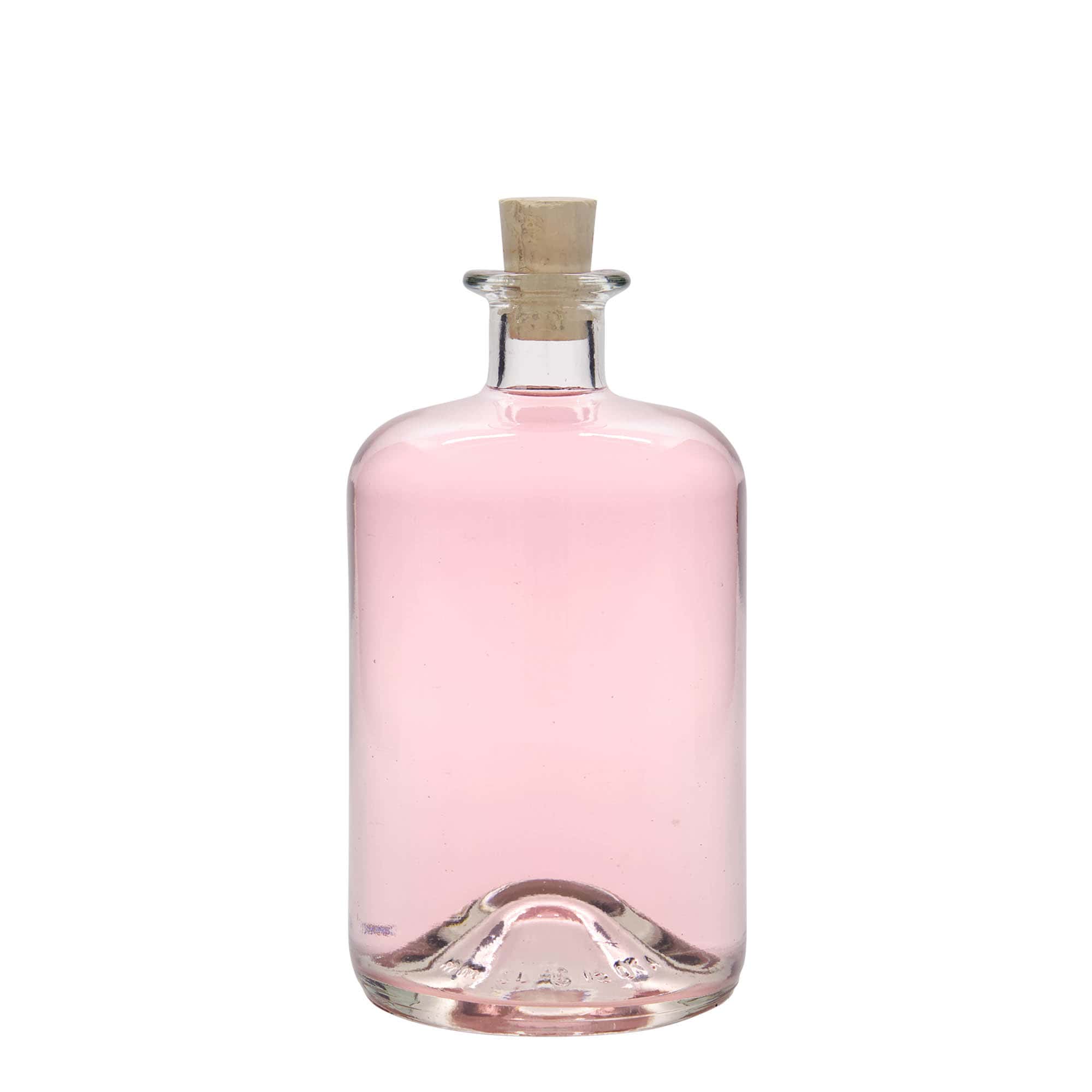 700 ml glasflaske apoteker, åbning: kork