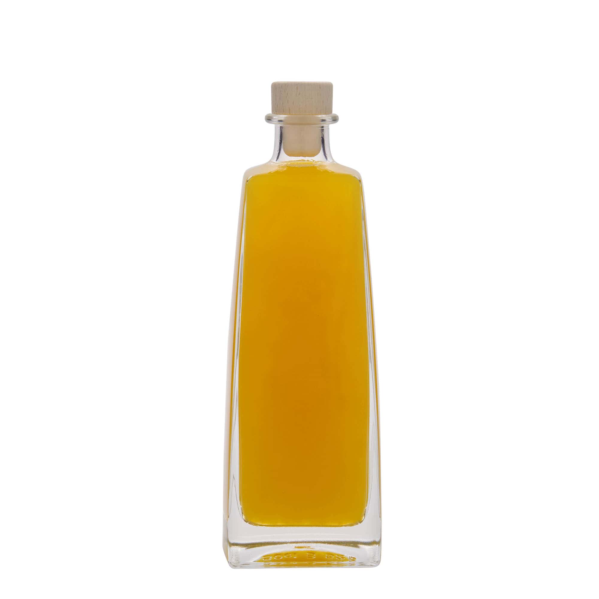 500 ml glasflaske 'Timmy', rektangulær, munding: prop