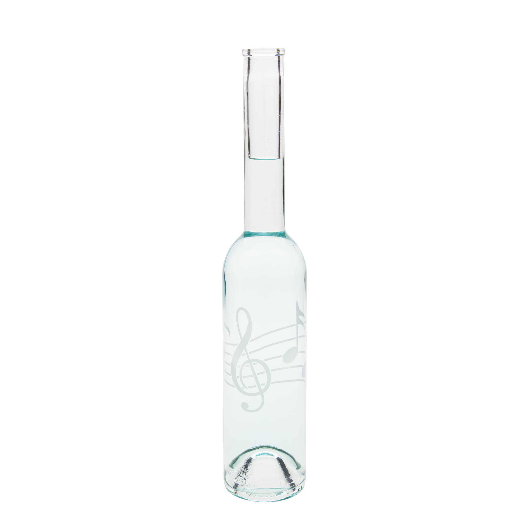 350 ml glasflaske 'Opera', motiv: noder, munding: kork