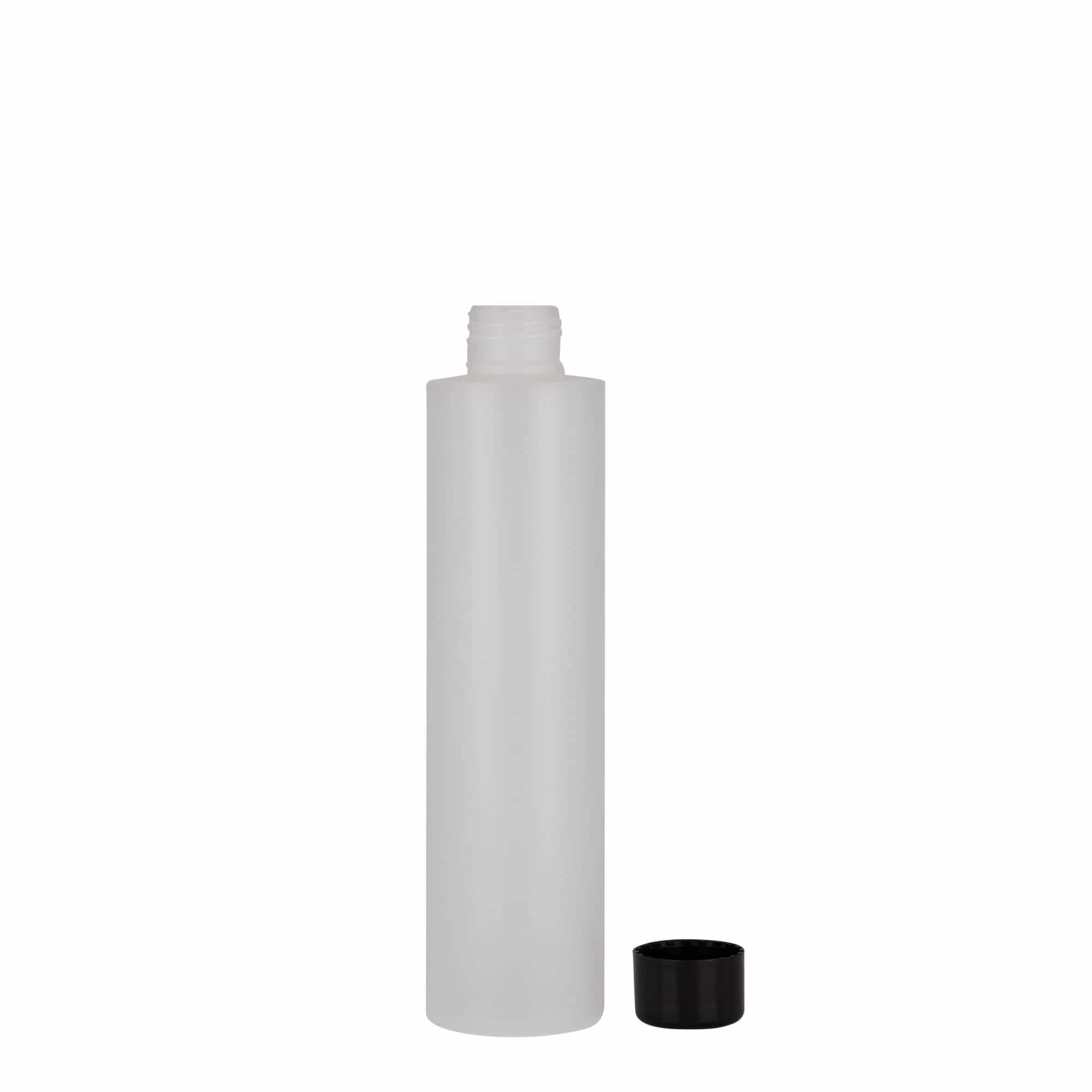 200 ml plastflaske 'Pipe', HDPE, natur, åbning: GPI 24/410