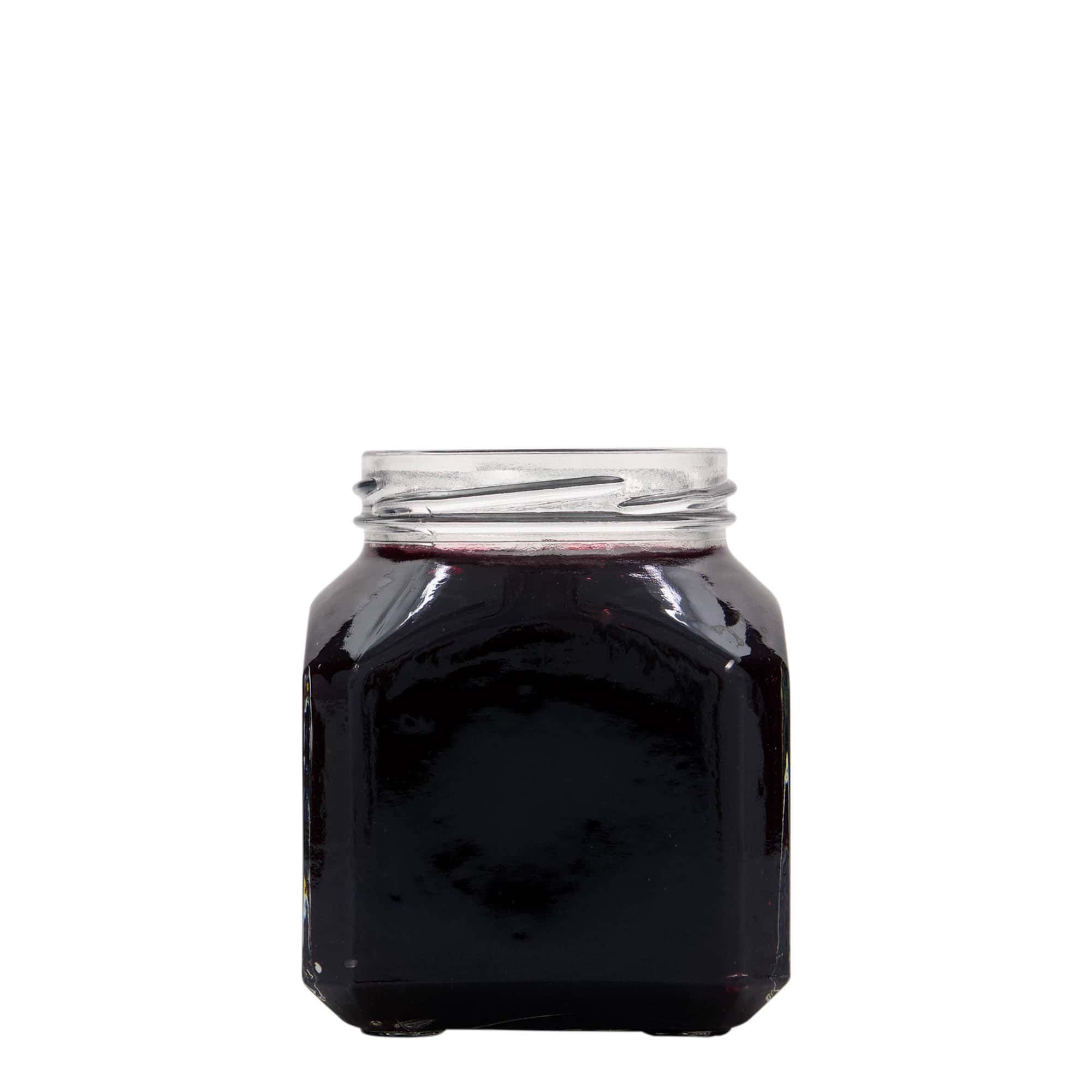 314 ml firkantet glas 'Mailand', åbning: Twist-Off (TO 63)