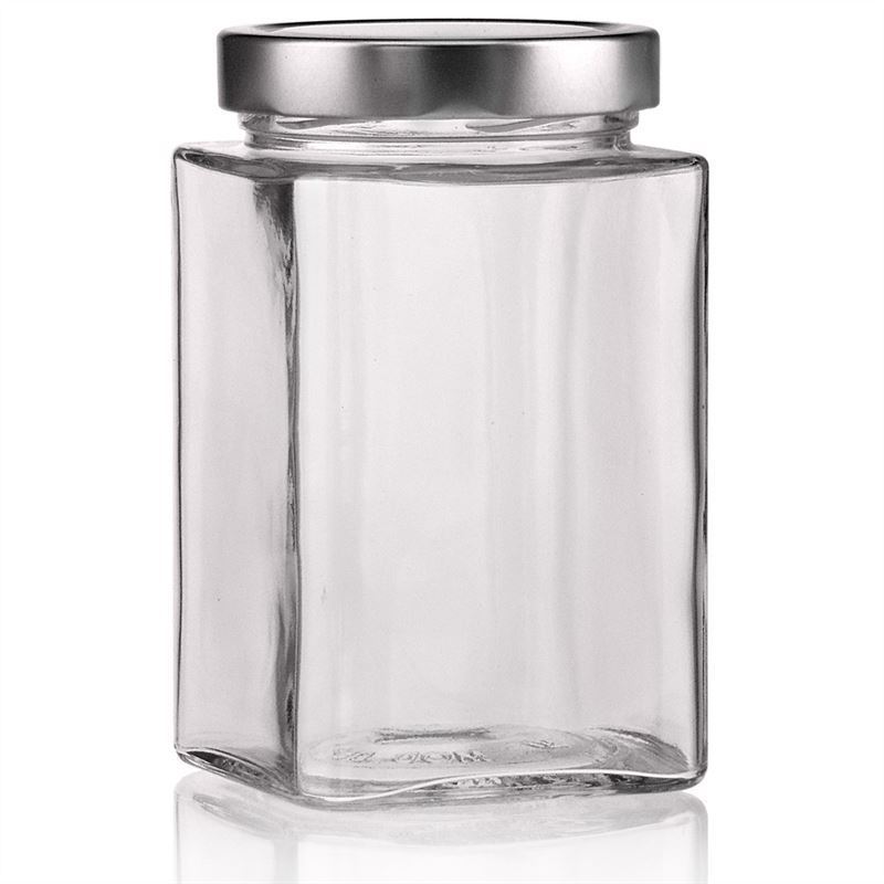 720 ml kvadraktisk glas 'Ikarus', åbning: Deep-twist-off (DTO 82)