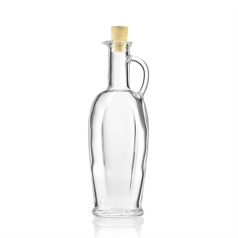 250 ml glasflaske 'Eleganta', oval, åbning: kork 250 ml glasflaske 'Eleganta', oval, åbning: kork