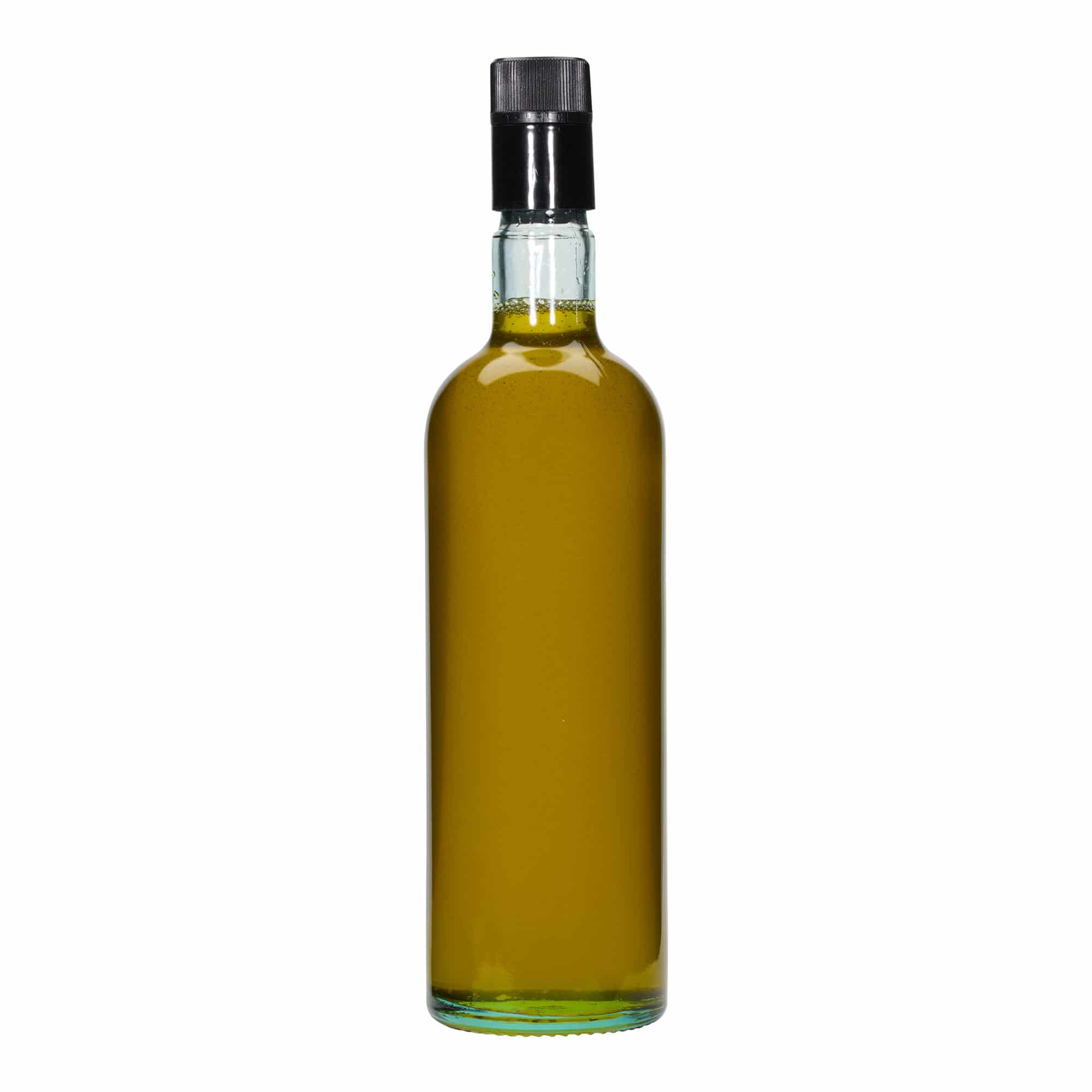 750 ml eddike-/olieflaske 'Willy New', glas, lysegrøn, åbning: DOP