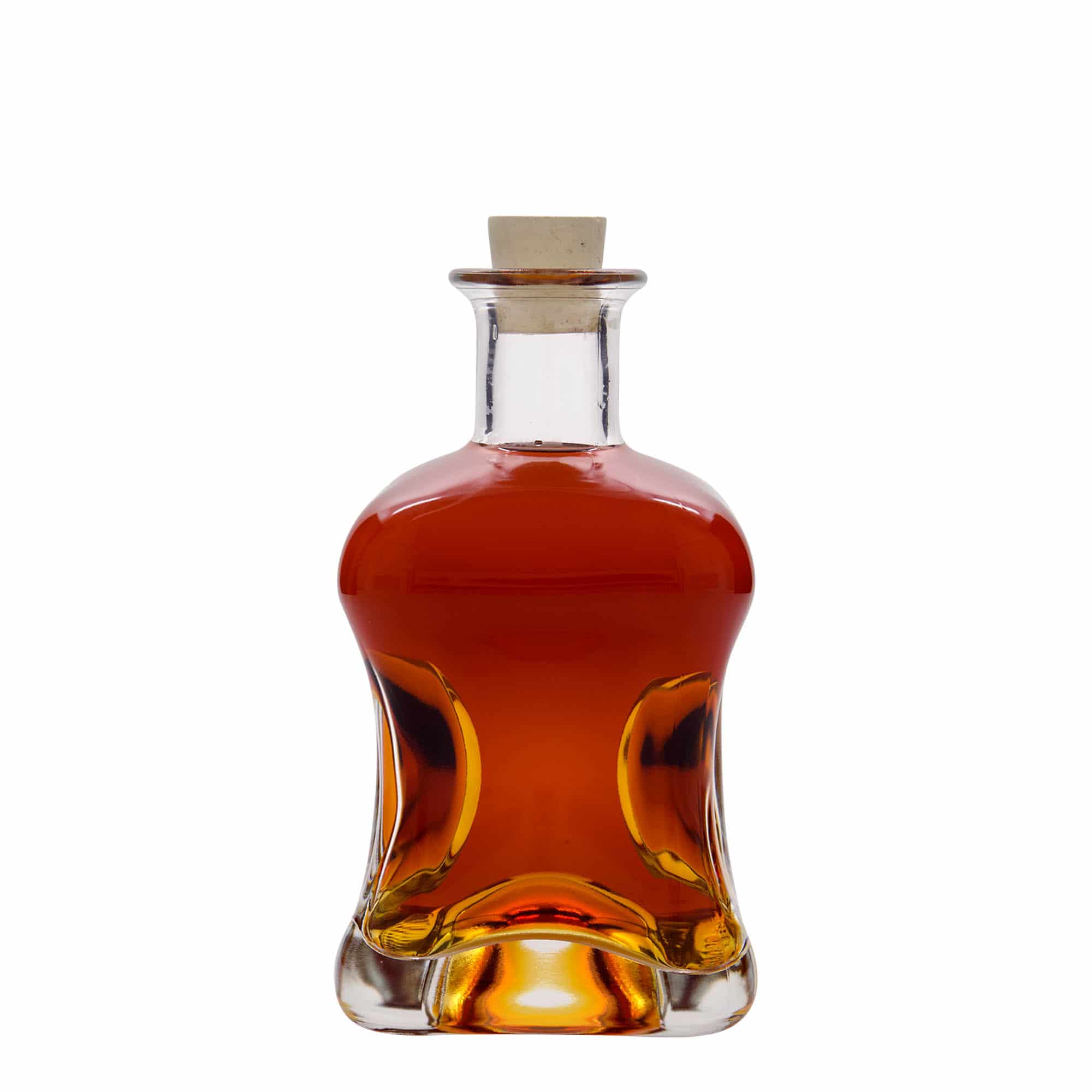 500 ml glasflaske 'Dublin', kvadratisk, åbning: Kork