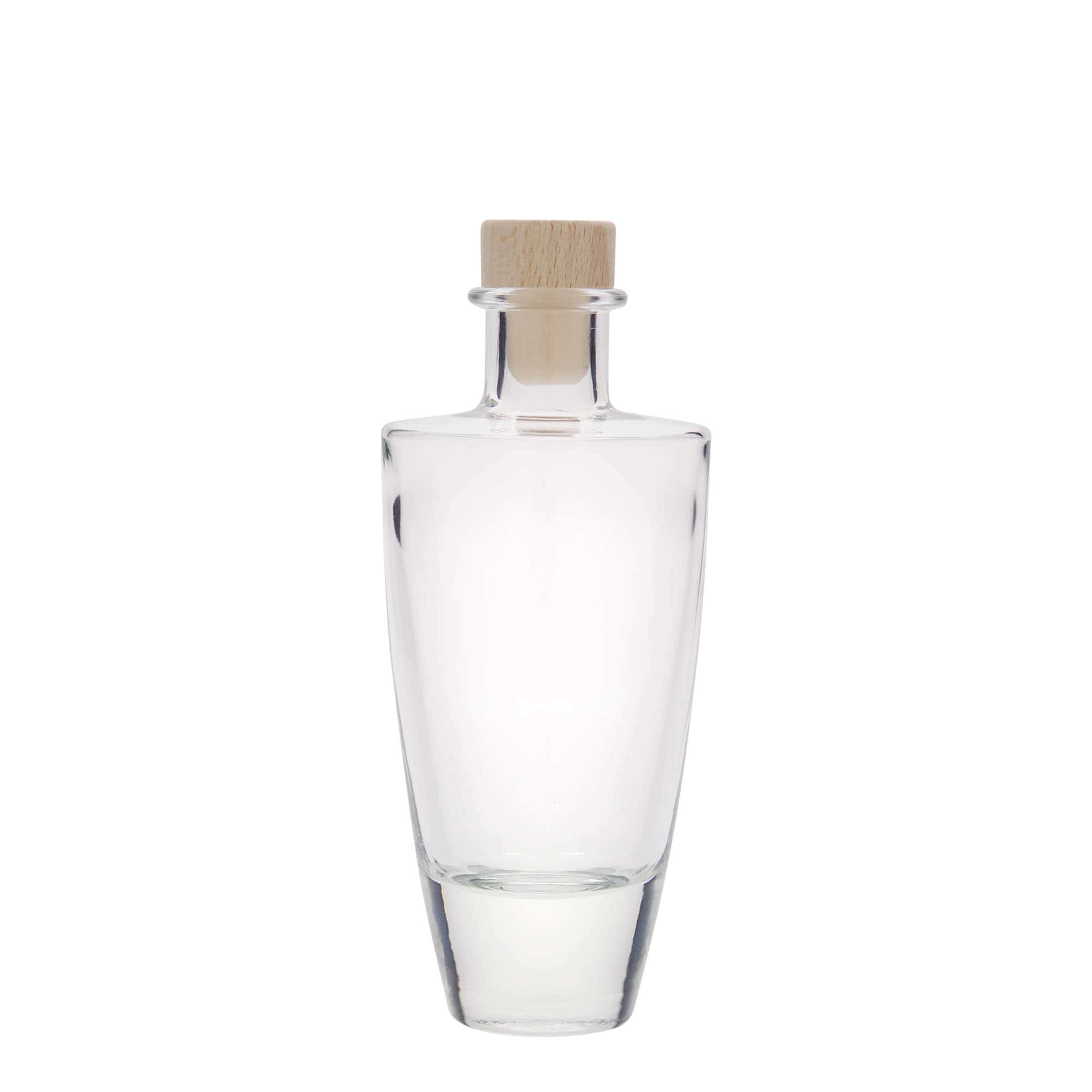 200 ml glasflaske 'Vanessa', oval, åbning: Kork