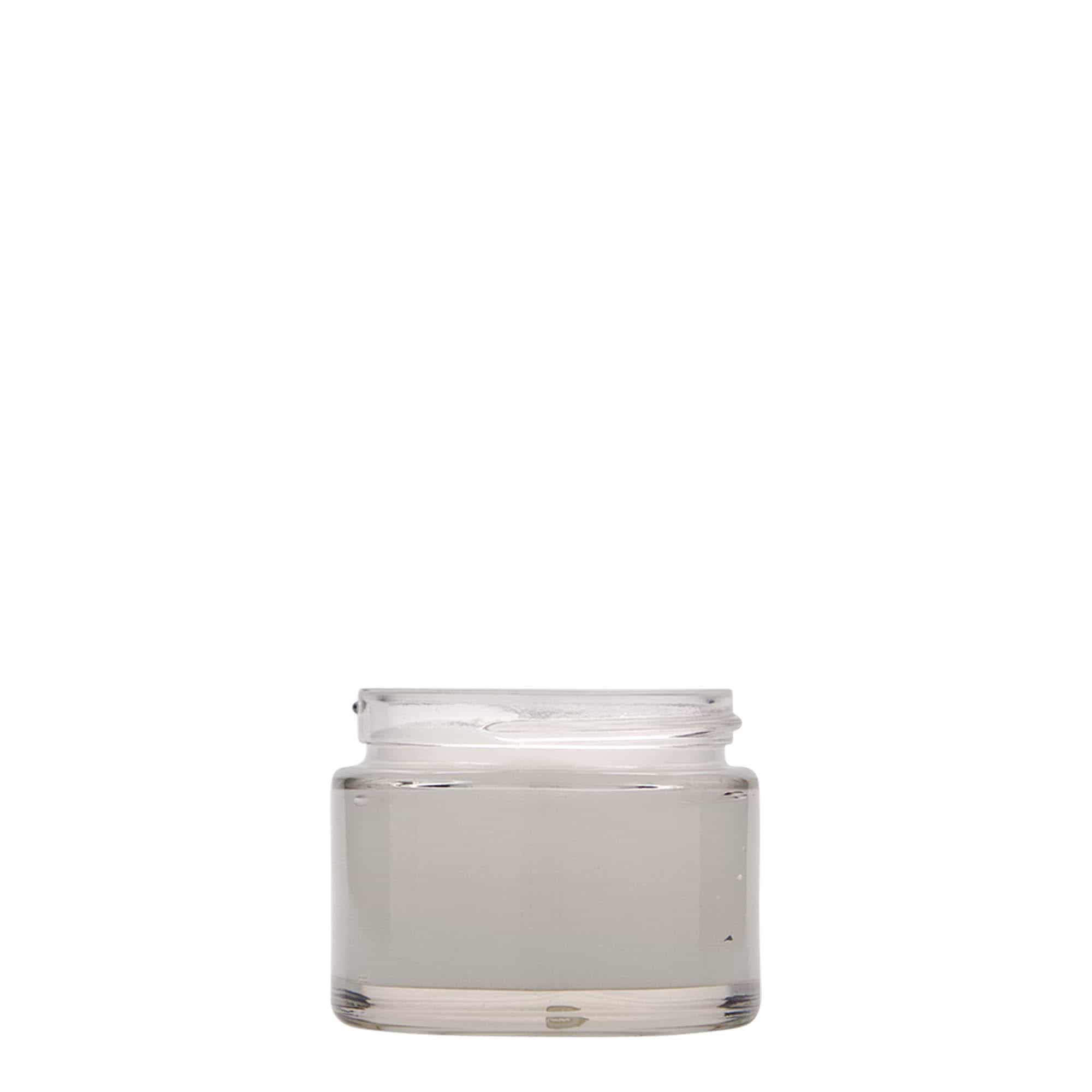 50 ml krukke 'Beauty', glas, åbning: skruelåg