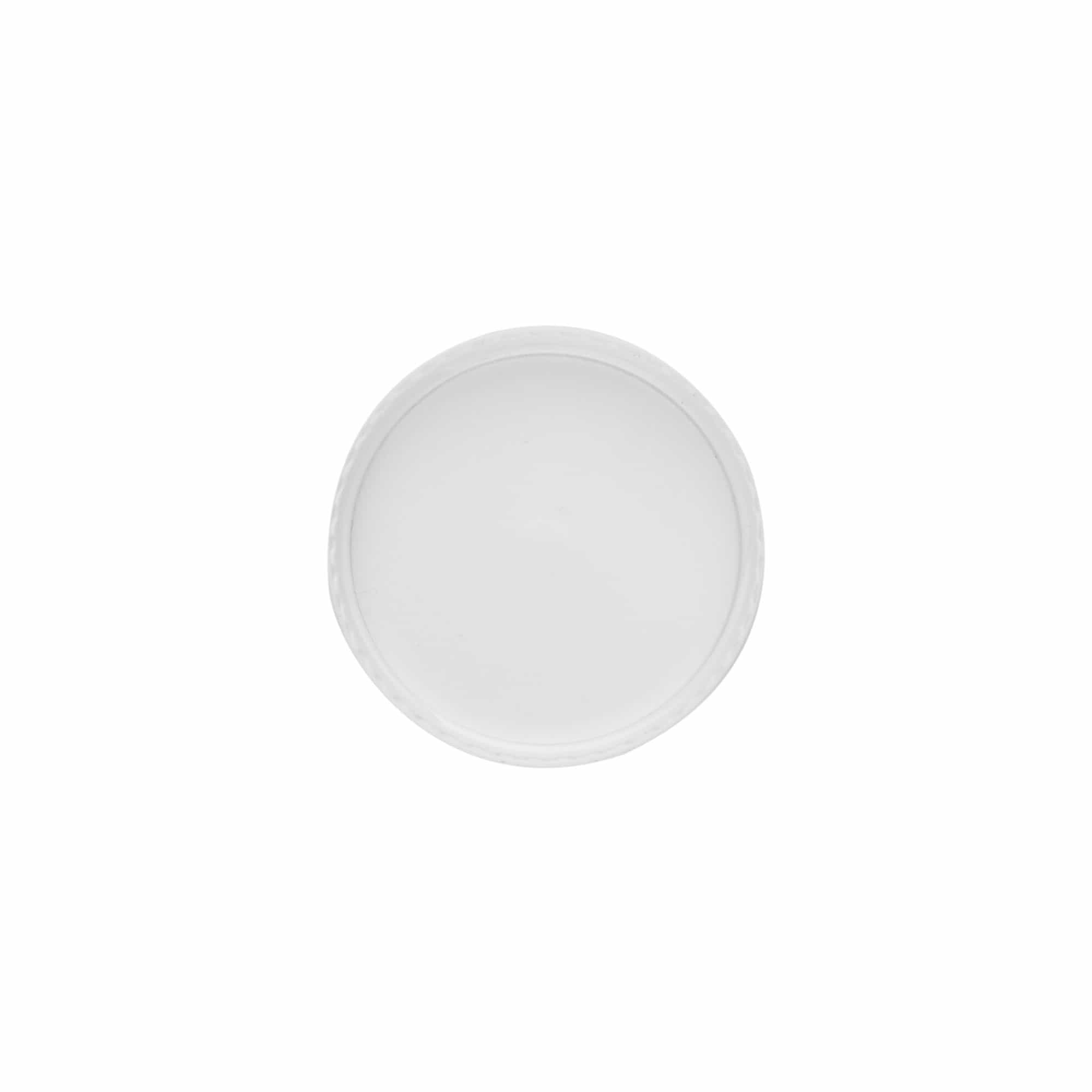 Skruelåg til 10 ml »Antonella«, PP-plast, hvid