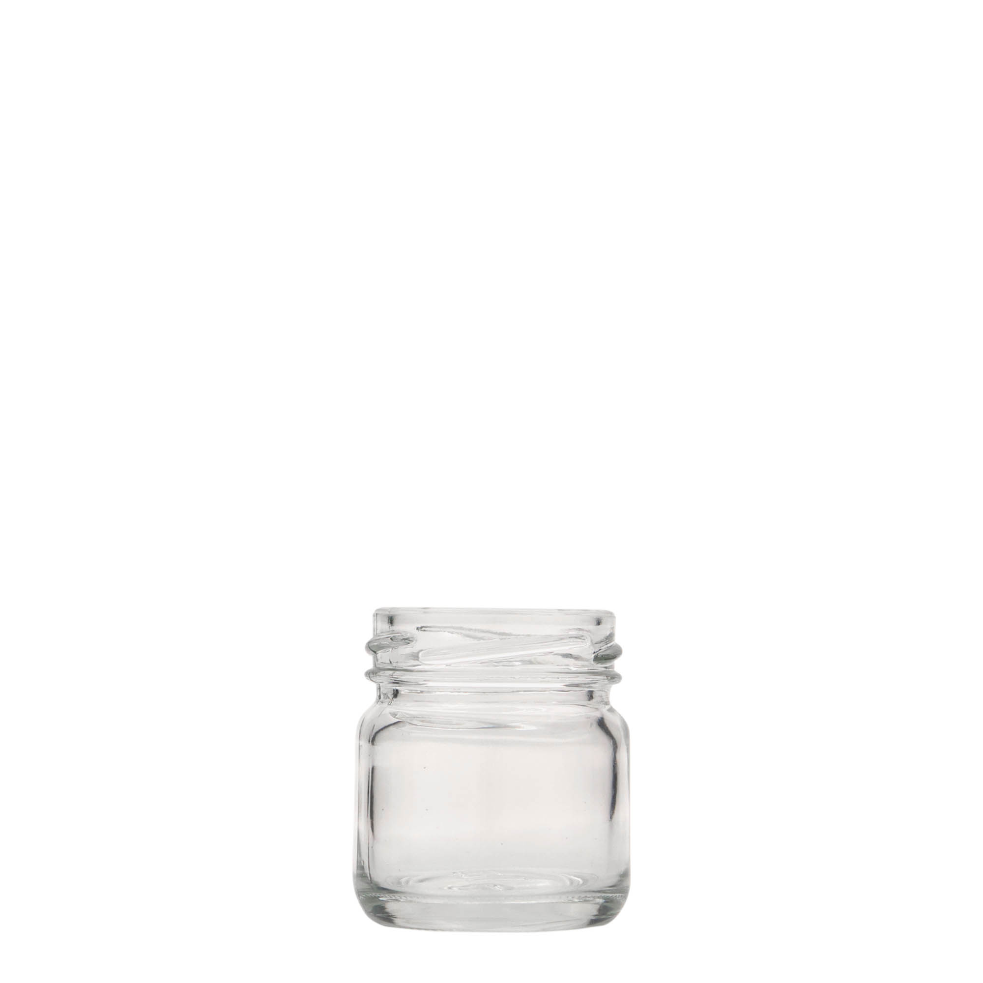 40 ml rundt glas, åbning: Twist-Off (TO 43) 40 ml rundt glas, åbning: Twist-Off (TO 43)