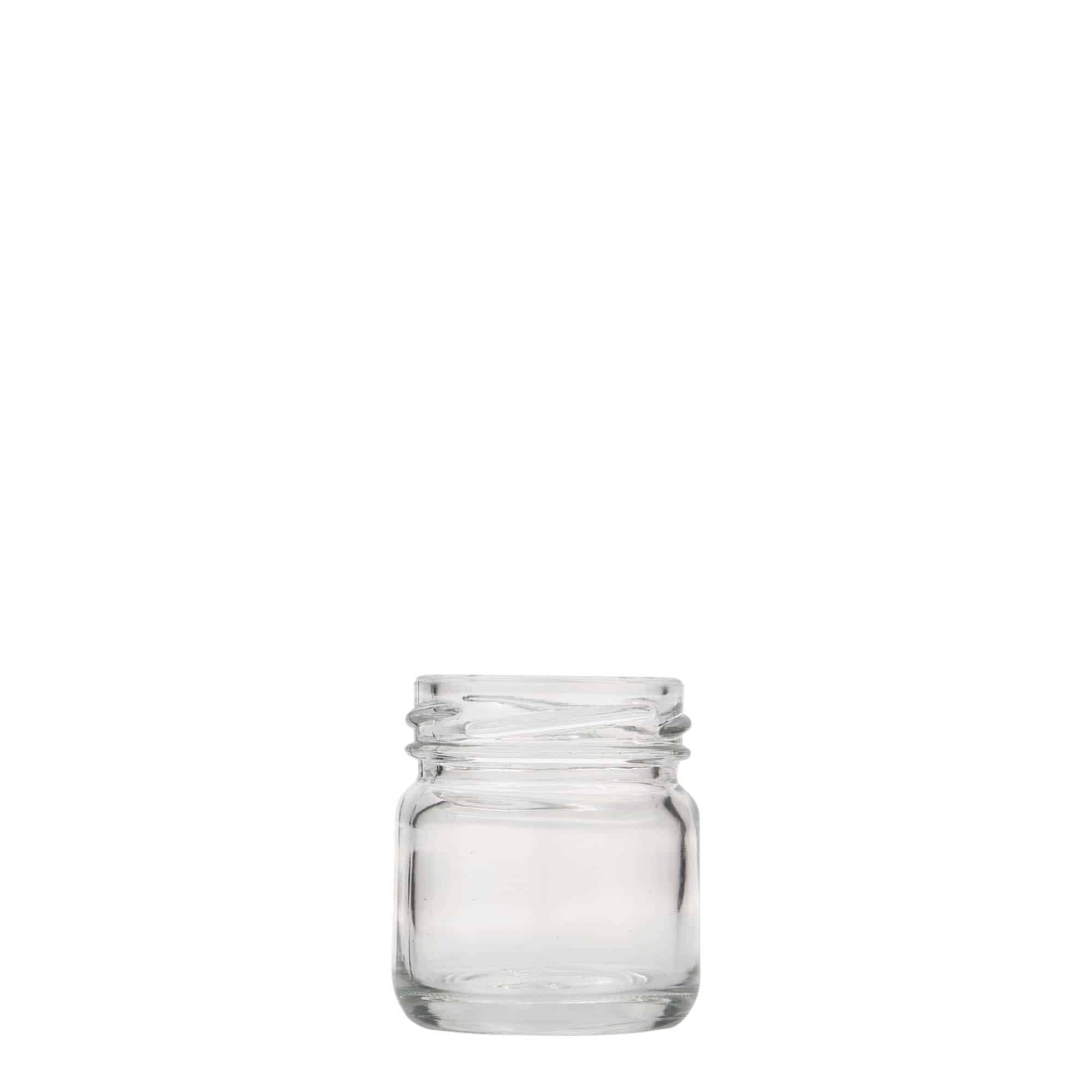 40 ml rundt glas, åbning: Twist-Off (TO 43)