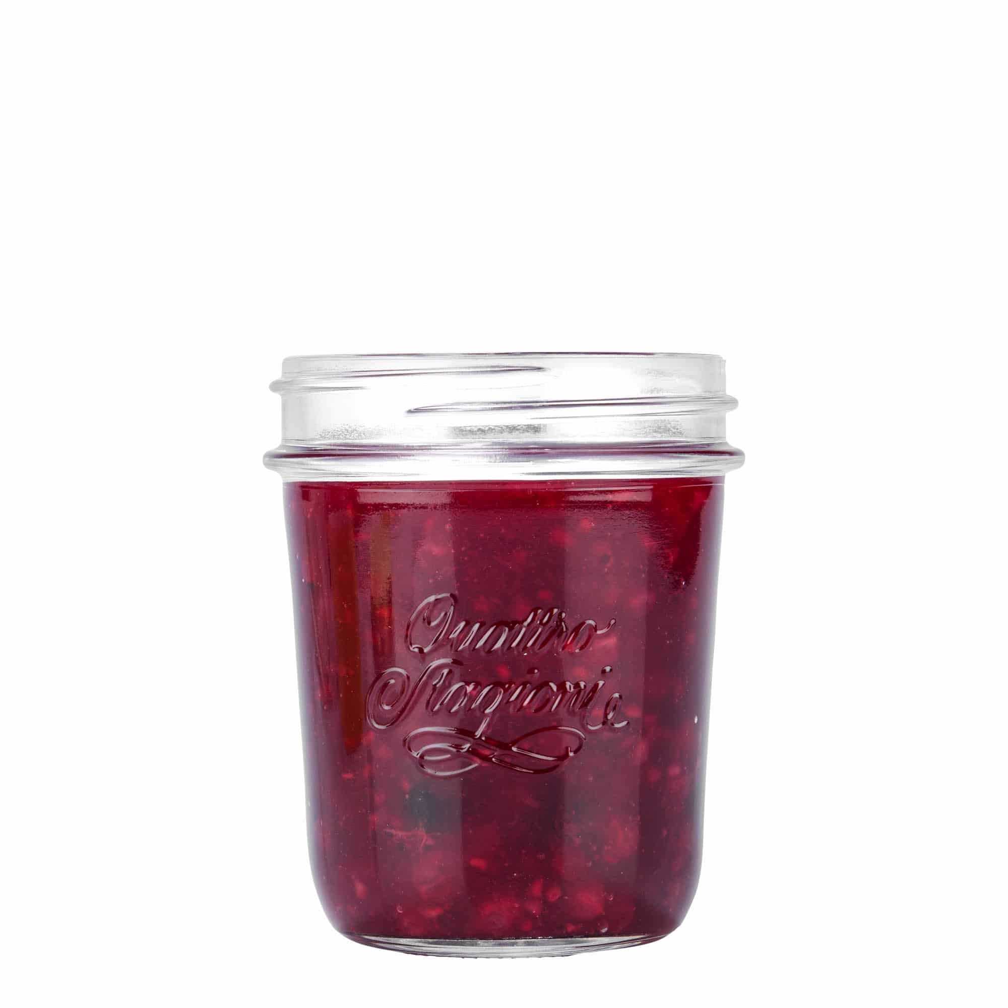 320 ml cylindrisk sylteglas 'Quattro Stagioni Terrina', åbning: Skruelåg