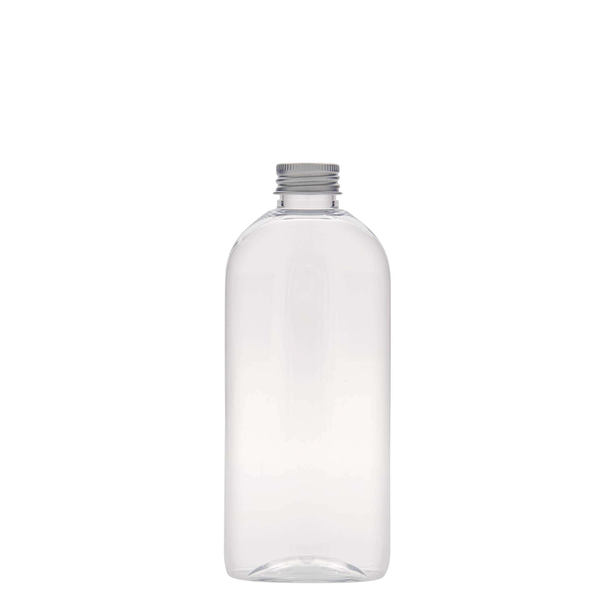 250 ml PET-flaske »Iris«, oval, plast, tud: 24/410