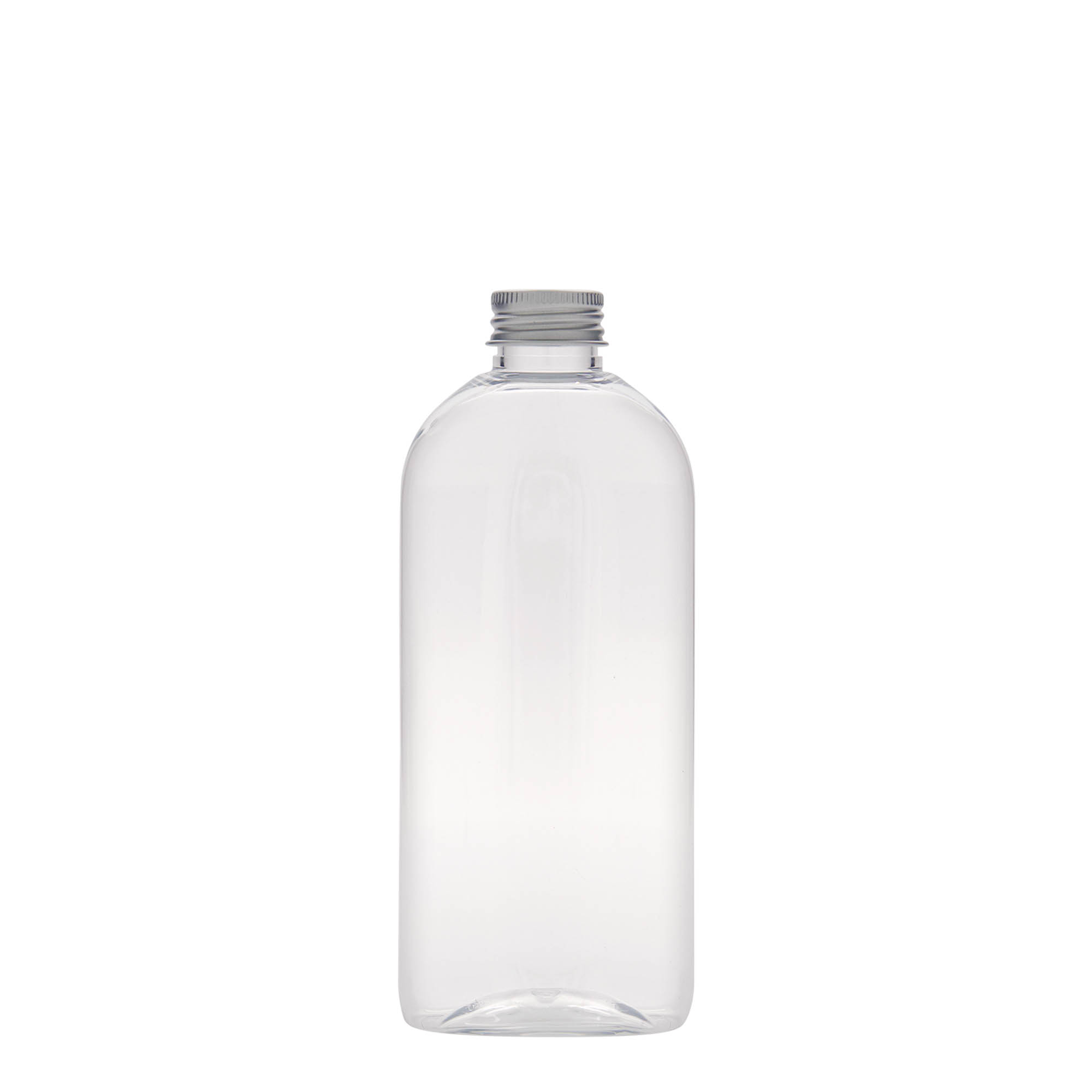 250 ml PET-flaske »Iris«, oval, plast, tud: 24/410