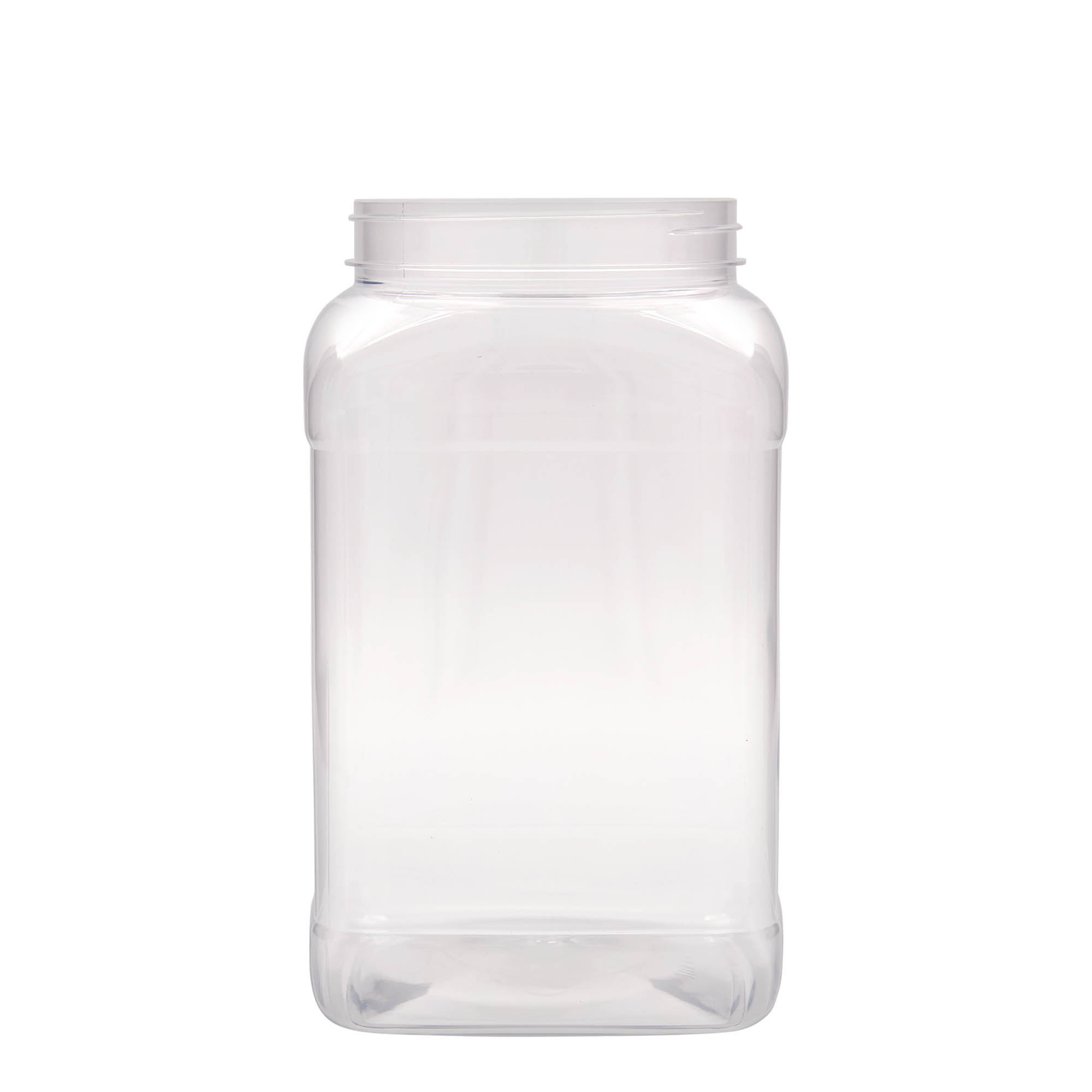 3.000 ml PET-dåse »Dana«, kvadratisk, plast, åbning: 110/400
