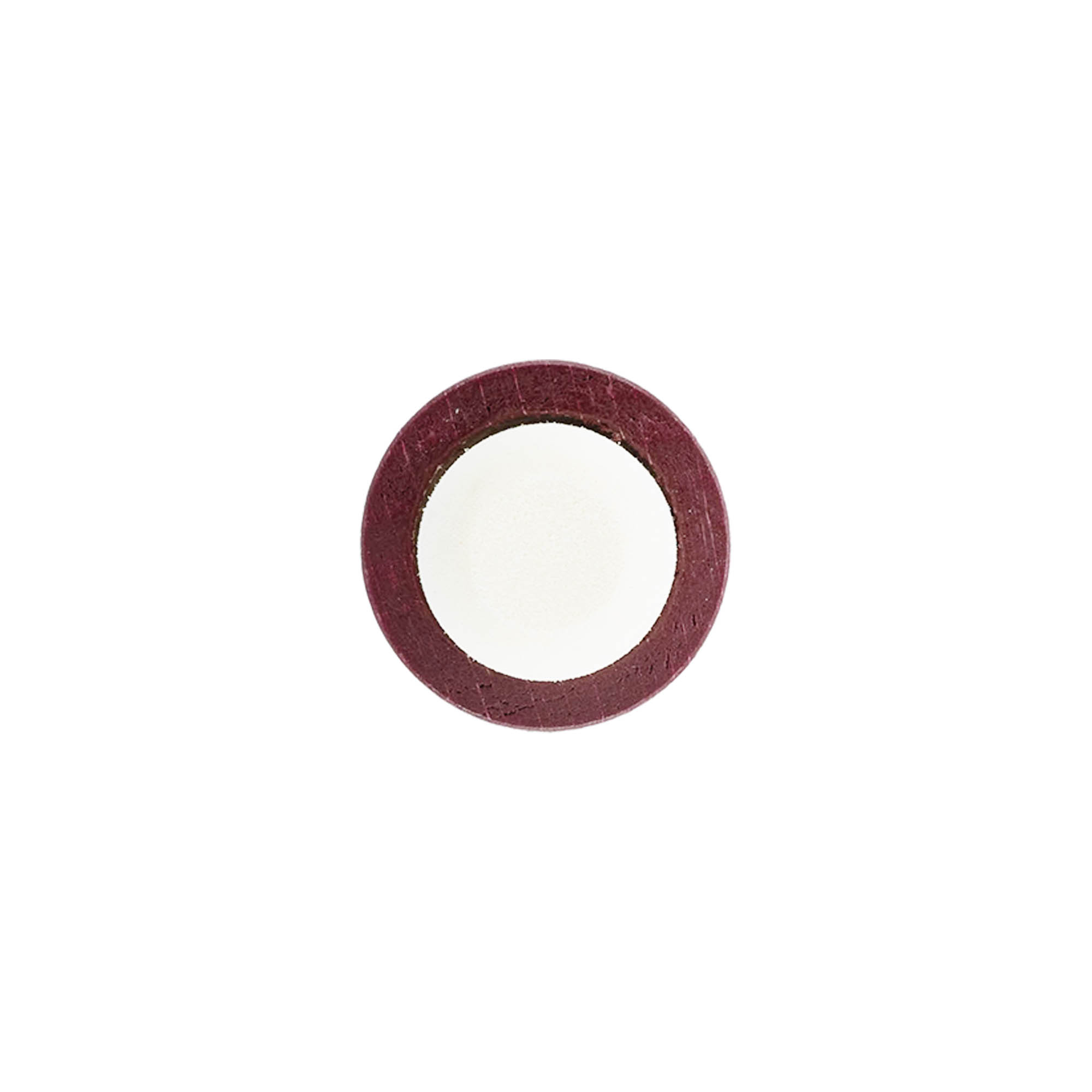 Håndtagprop 19 mm, træ/plast, bordeauxrød, til munding: prop